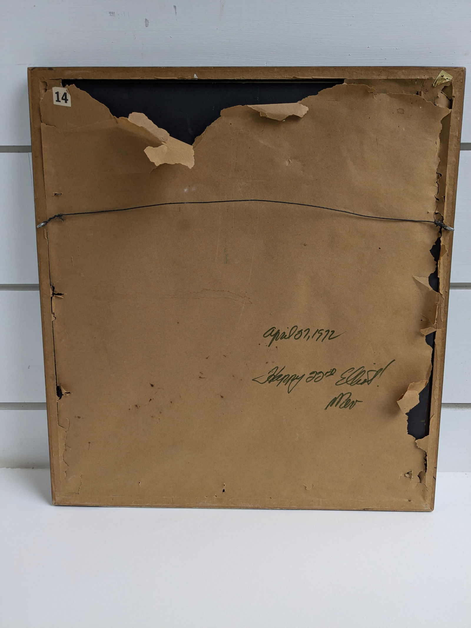 Conspiracy – 1972 Signed Woodblock Print, Framed - 11