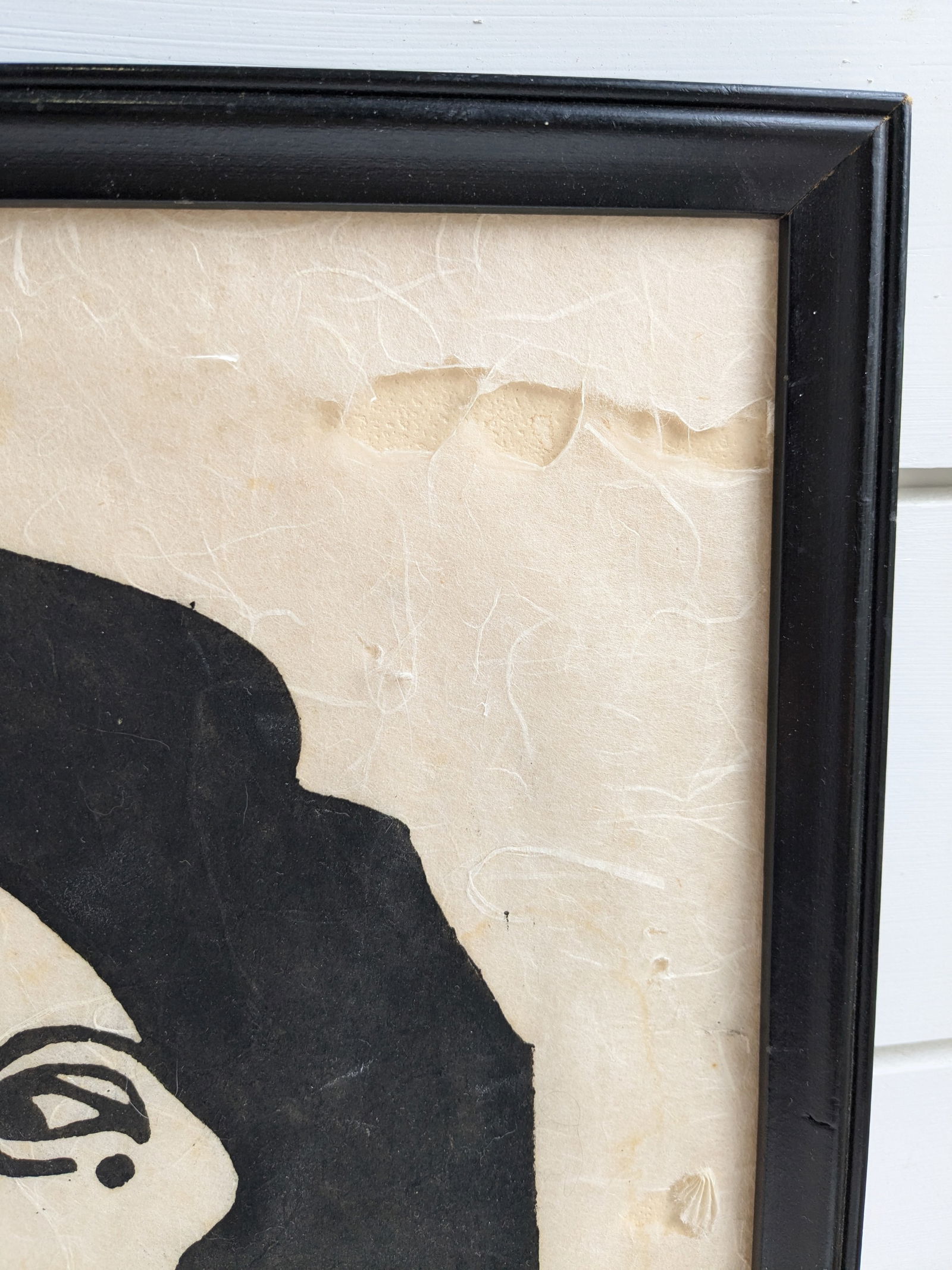 Conspiracy – 1972 Signed Woodblock Print, Framed - 5