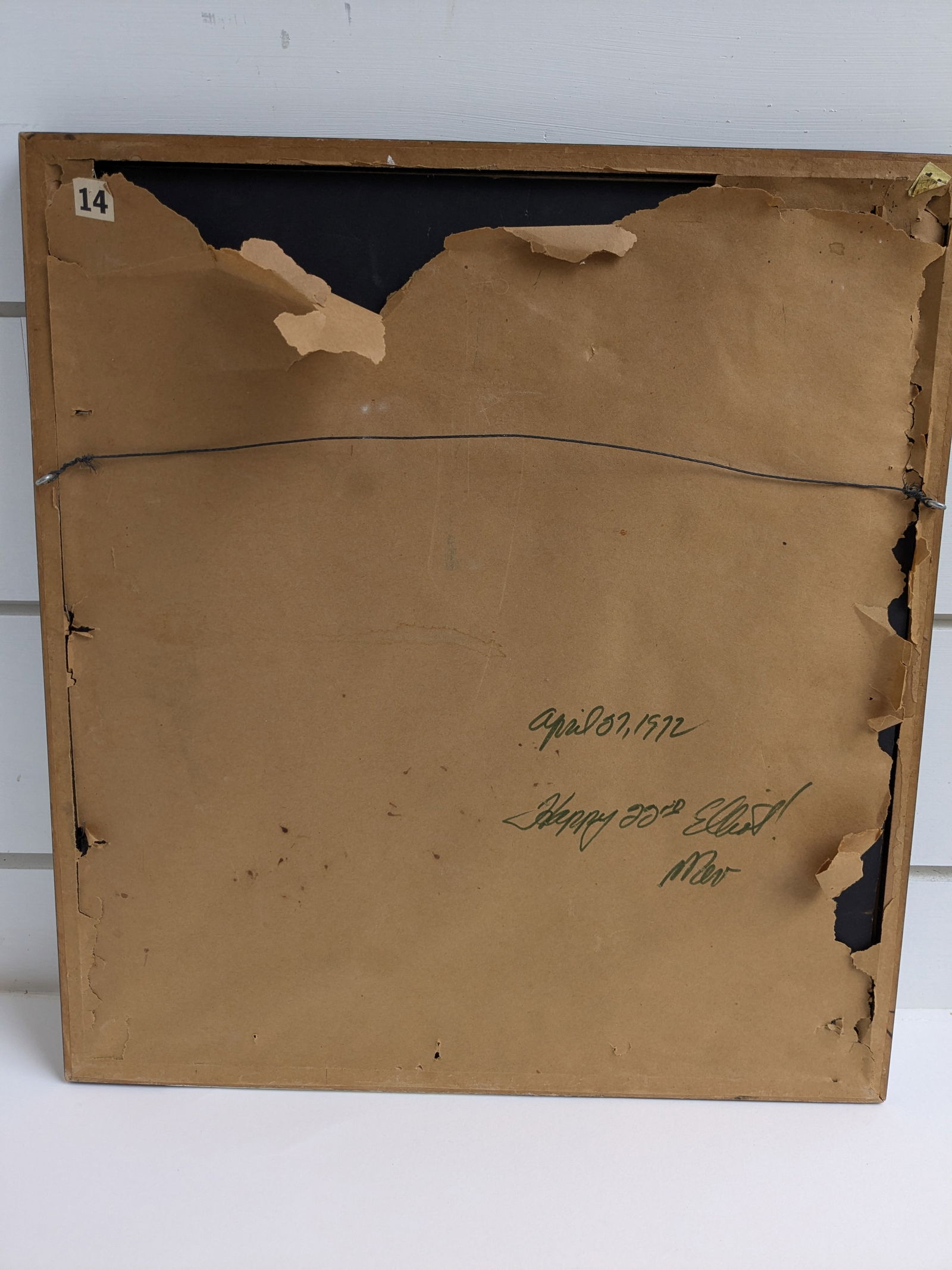 Conspiracy – 1972 Signed Woodblock Print, Framed - 7