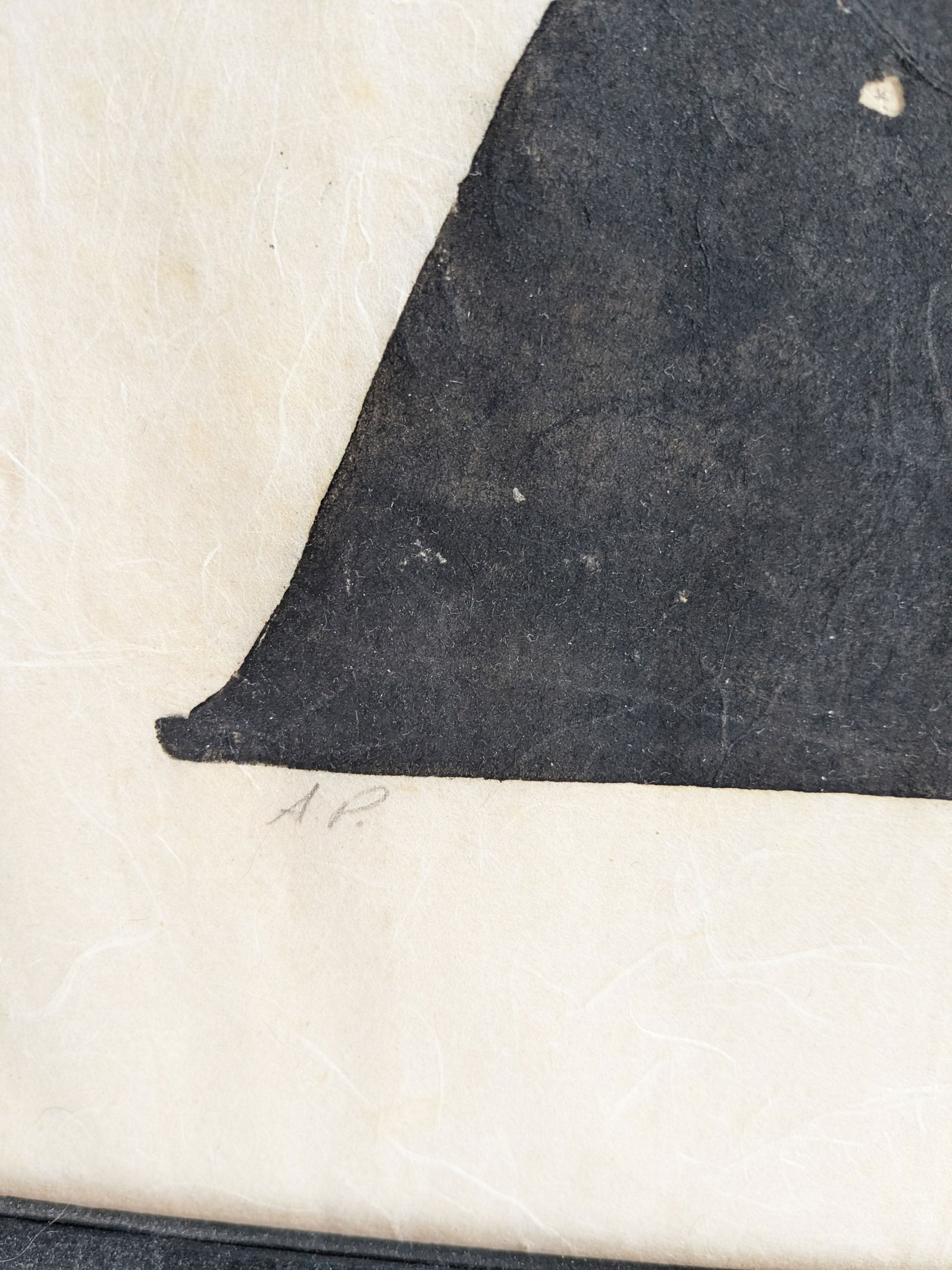 Conspiracy – 1972 Signed Woodblock Print, Framed - 8