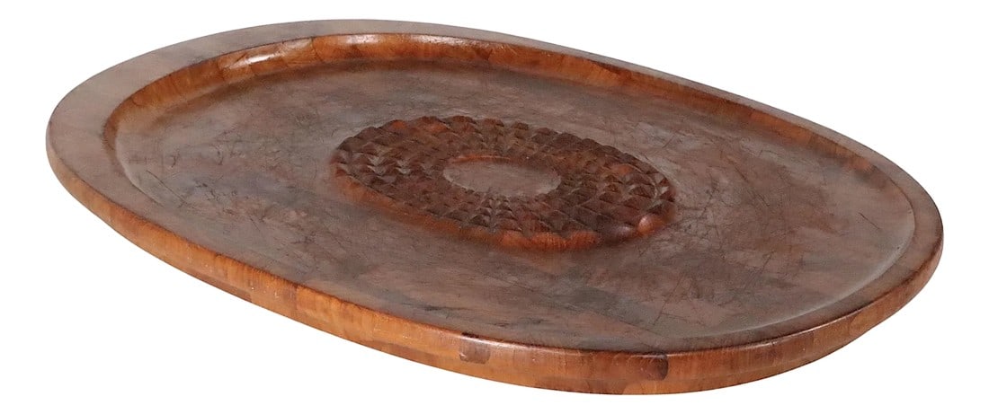 Mid Century Danish Modern Butcher Block Cutting Board by Digsmed Made in Danmark (1 of 10)