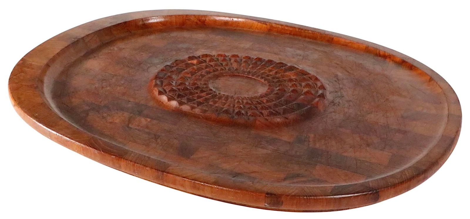 Mid Century Danish Modern Butcher Block Cutting Board by Digsmed Made in Danmark - 4