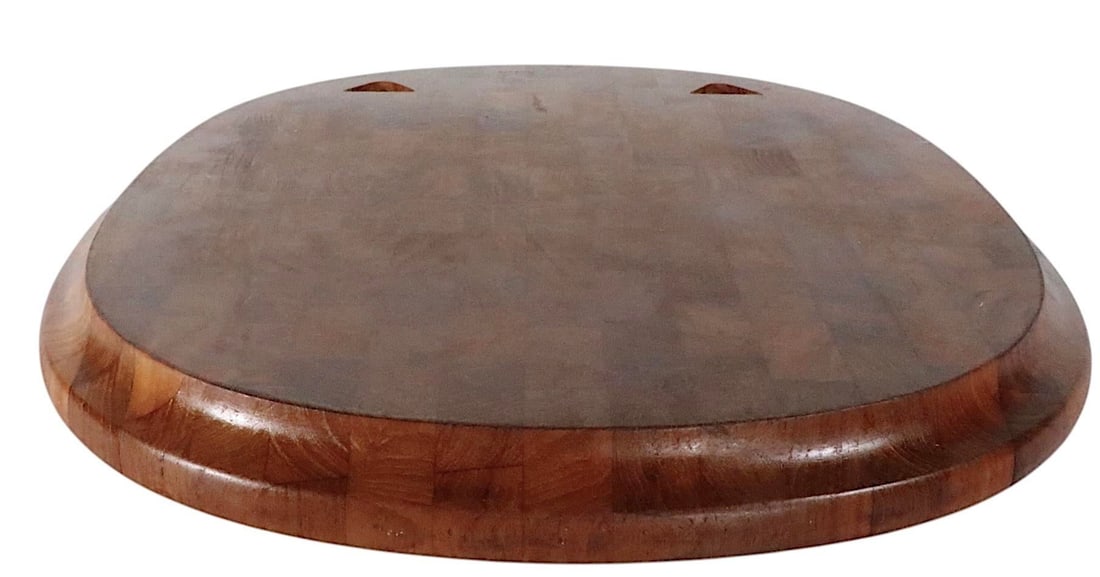 Mid Century Danish Modern Butcher Block Cutting Board by Digsmed Made in Danmark - 6