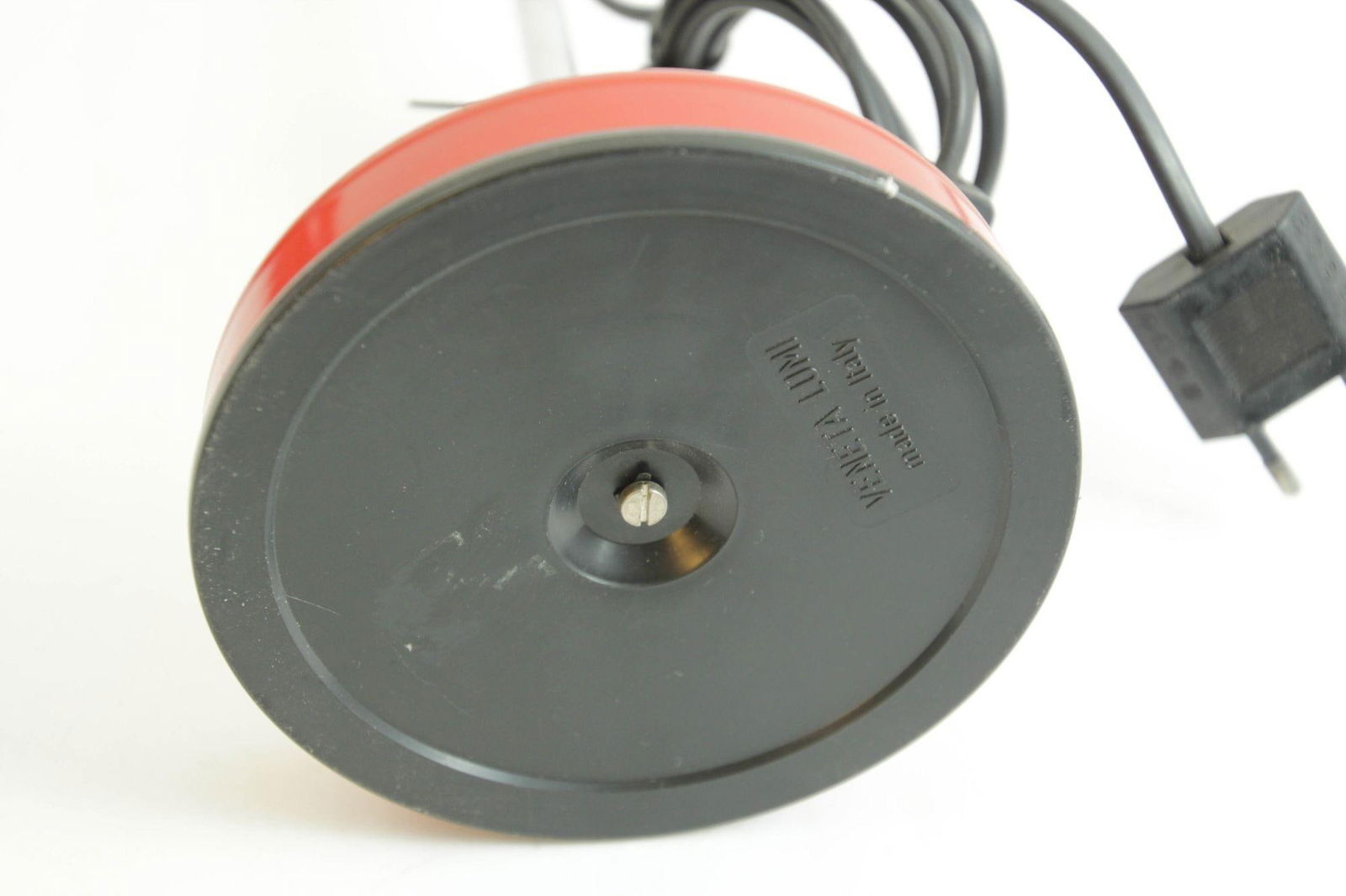 Postmodern Red Table Lamp by Veneta Lumi Italy 1970s - 11