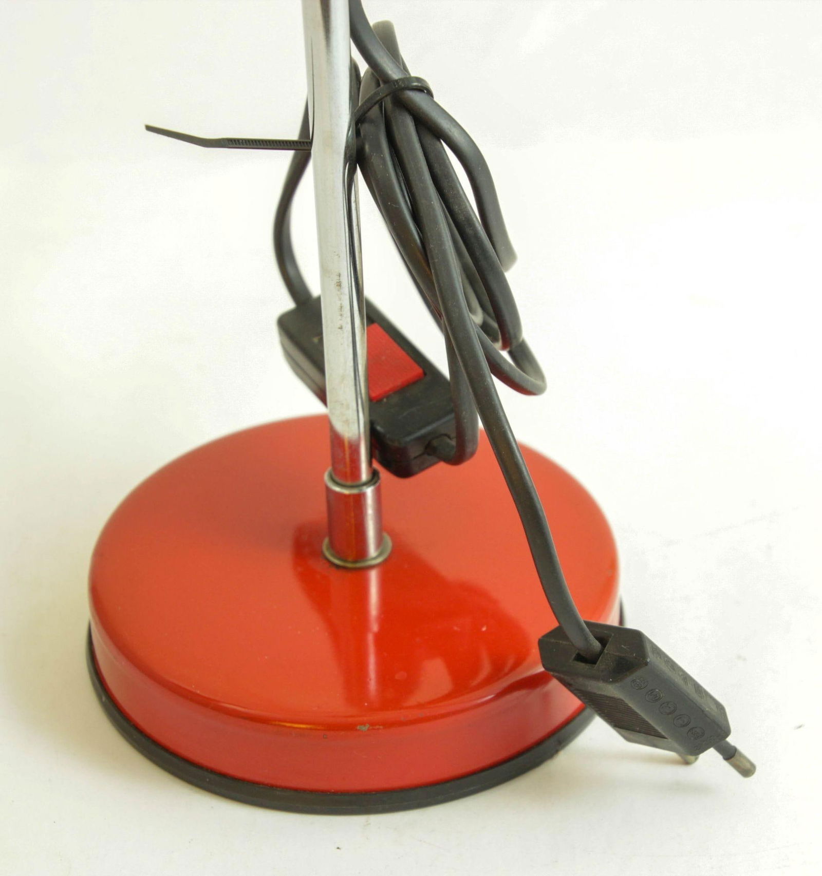 Postmodern Red Table Lamp by Veneta Lumi Italy 1970s - 6