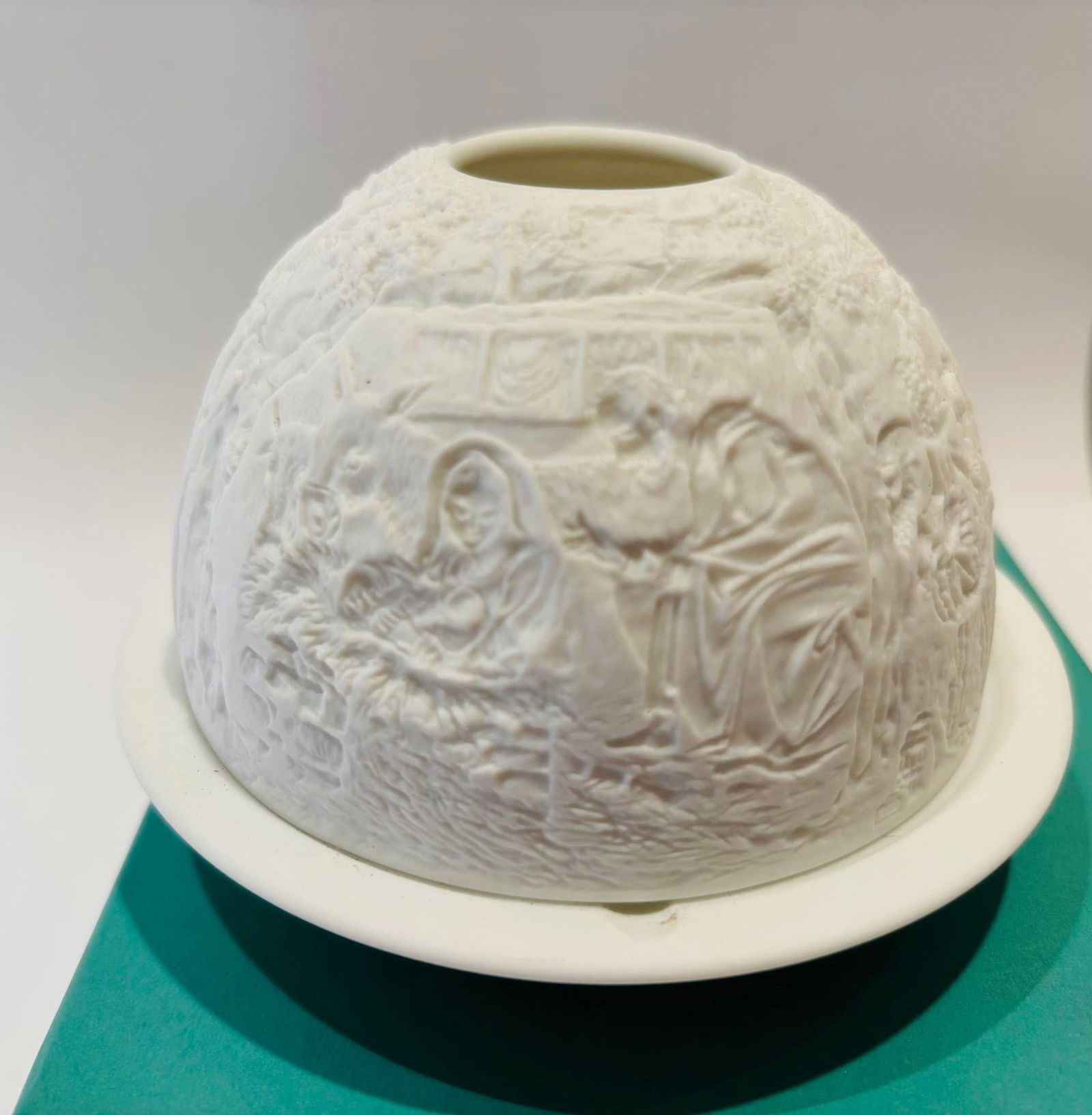 Bernardaud Lithophane Candle Votive by Bernardaud - 5