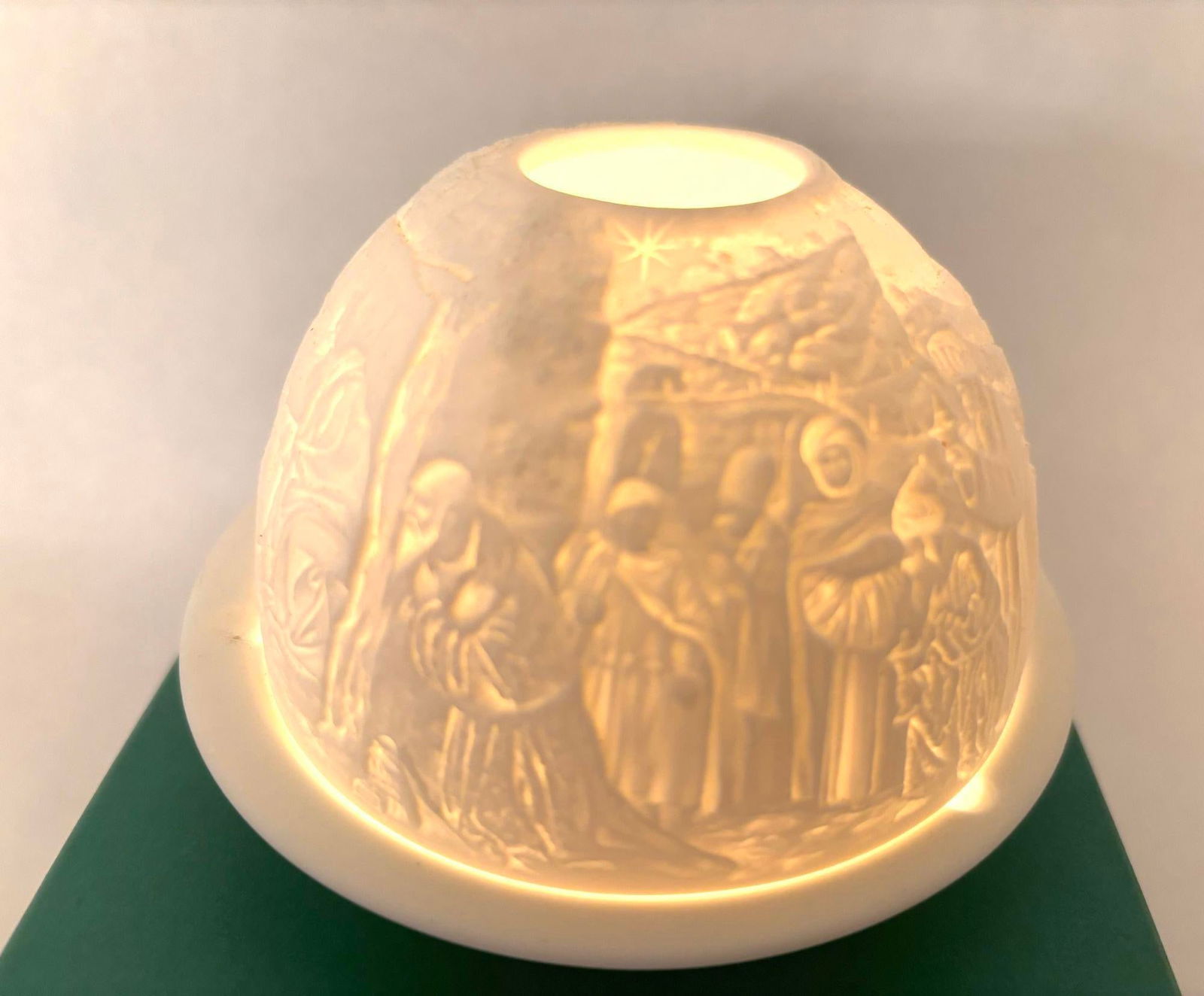 Bernardaud Lithophane Candle Votive by Bernardaud - 9