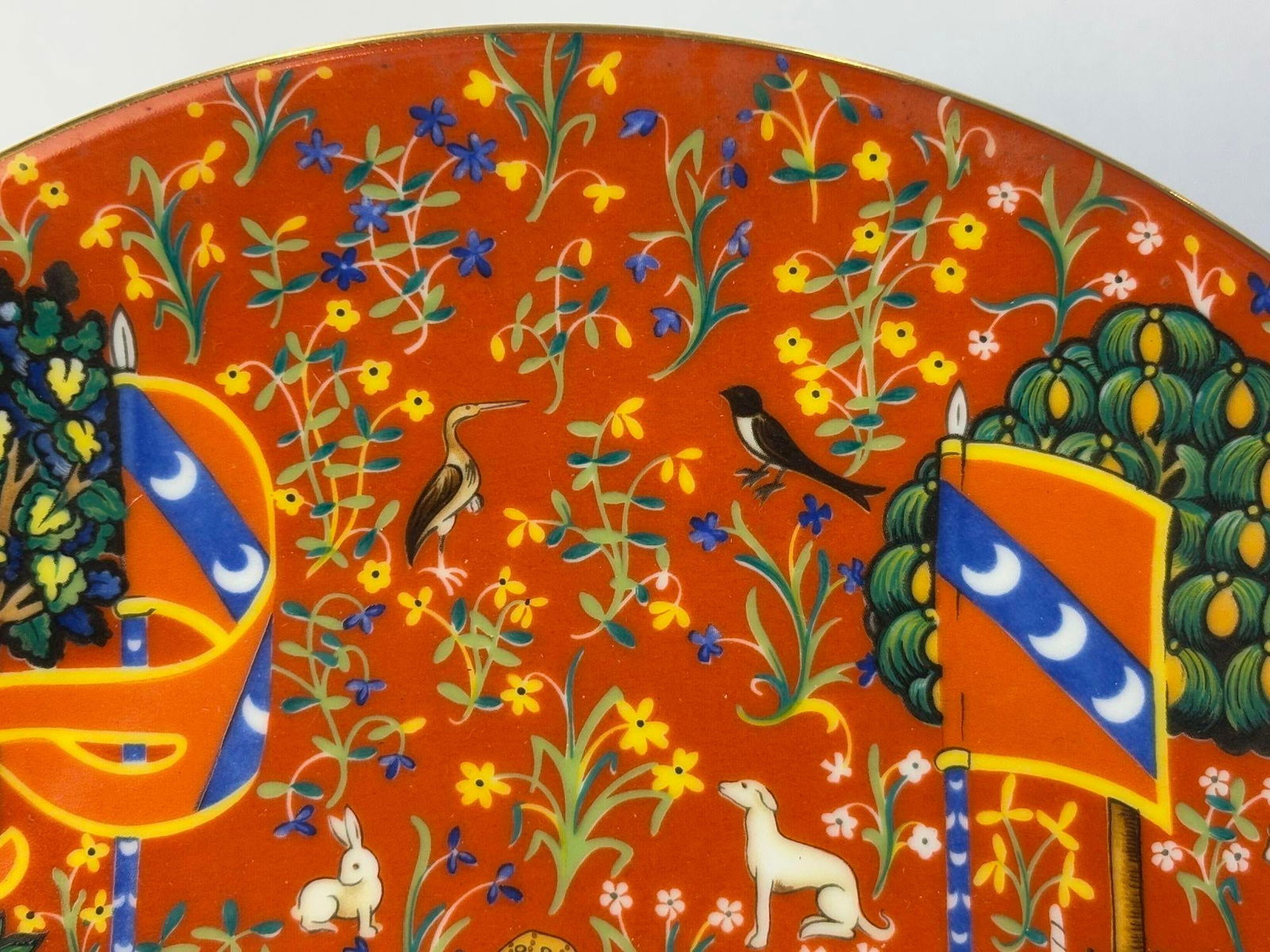 Haviland Limoges France Decorative Plate La Chasse a La Licorne 1981 Limited Ed. - 8