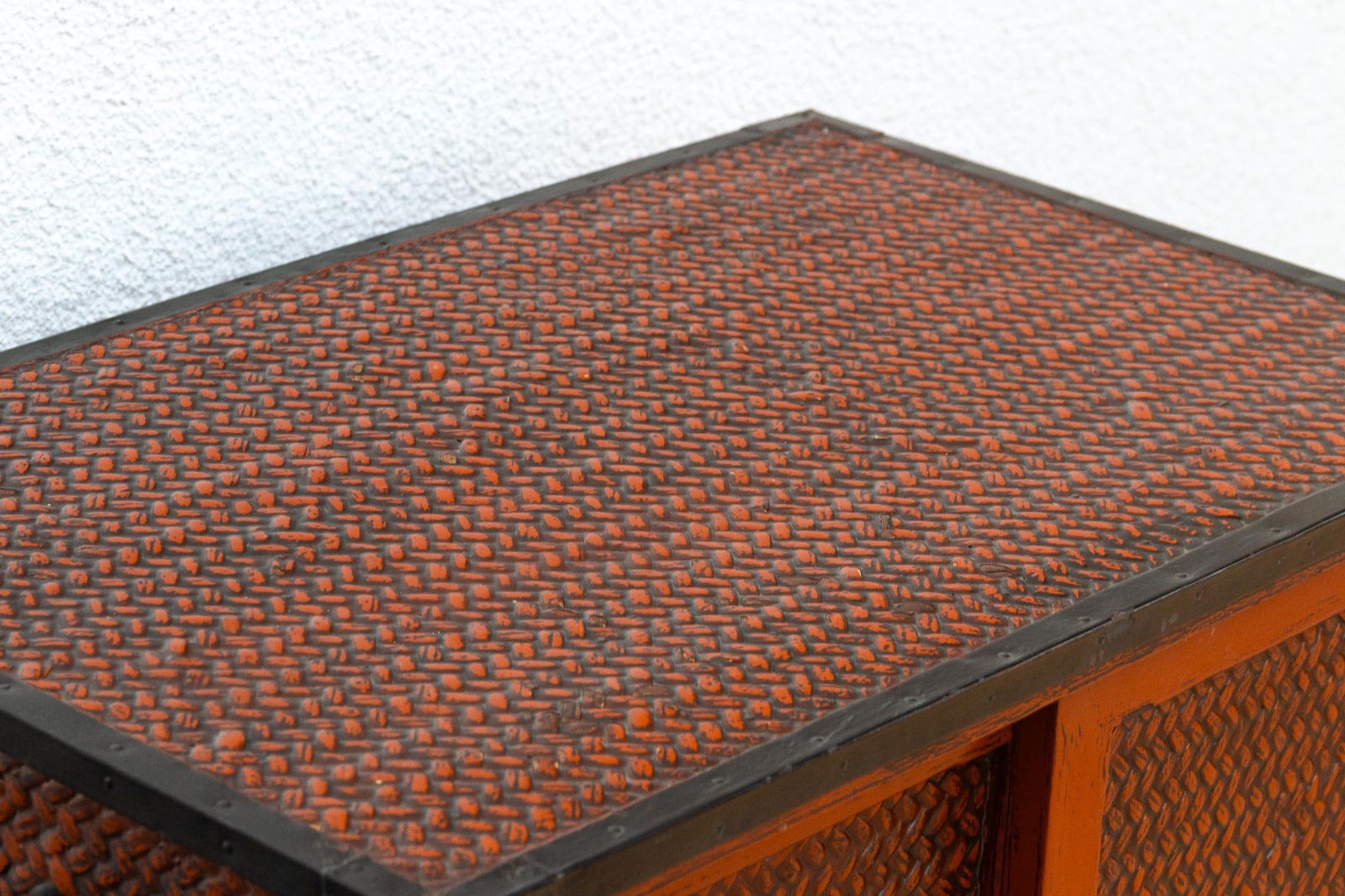 Mid-Century Japanese Faux Bamboo Tansu Chest - 4