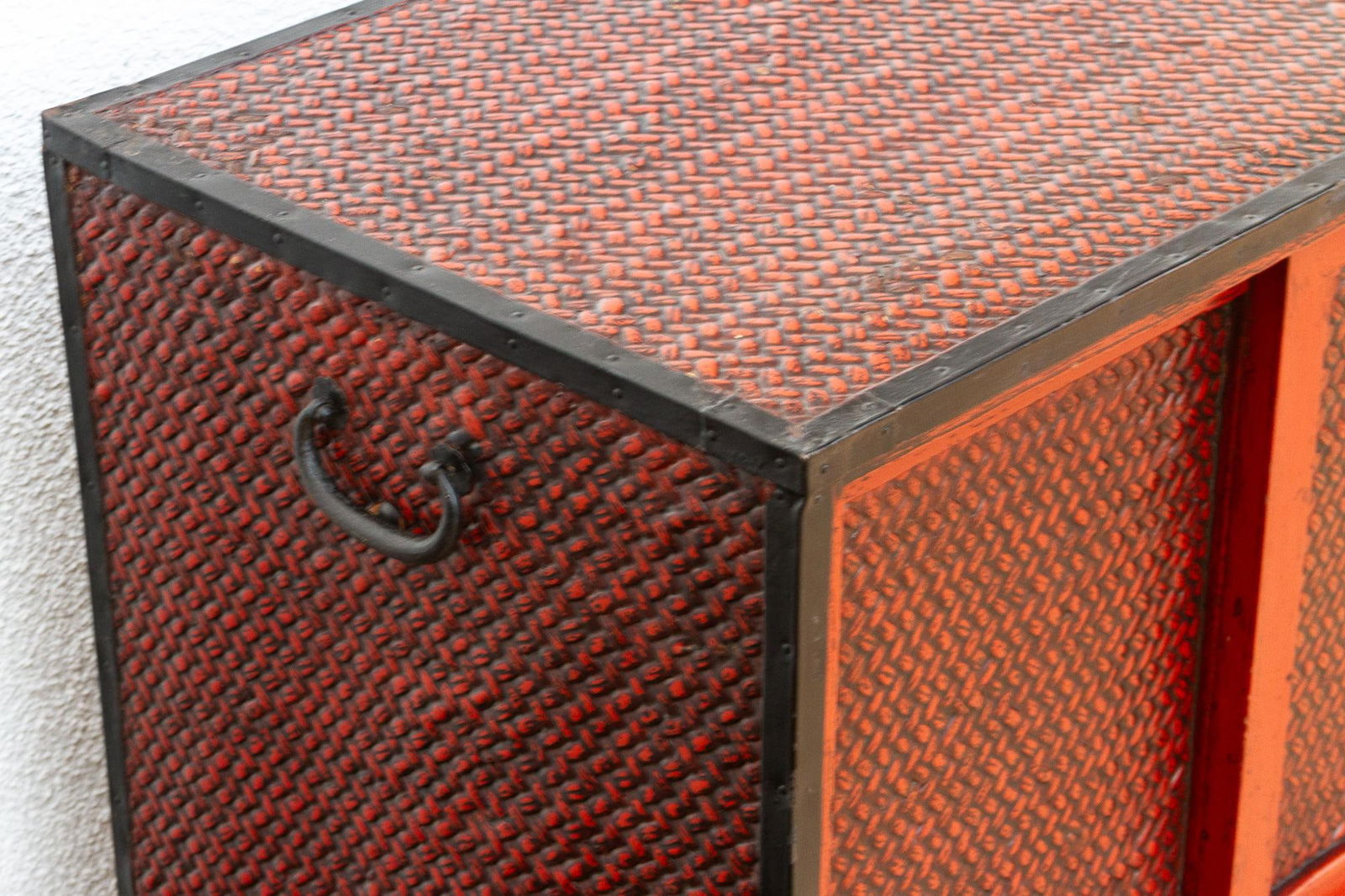 Mid-Century Japanese Faux Bamboo Tansu Chest - 6
