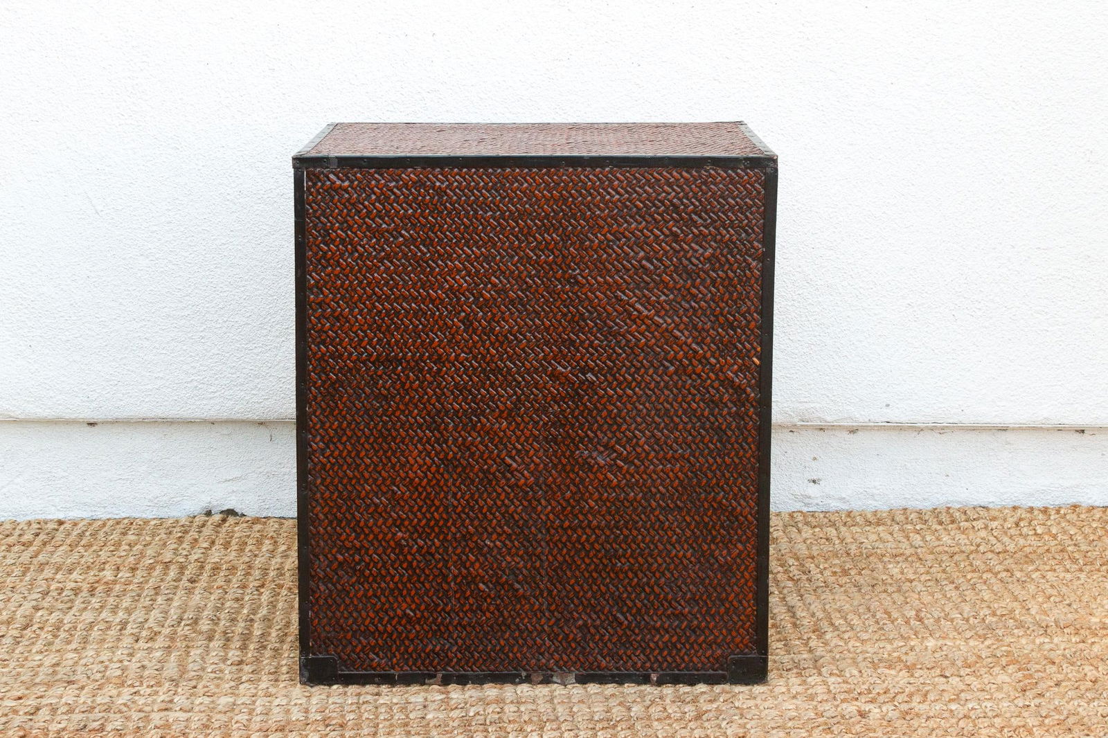 Mid-Century Japanese Faux Bamboo Tansu Chest - 9