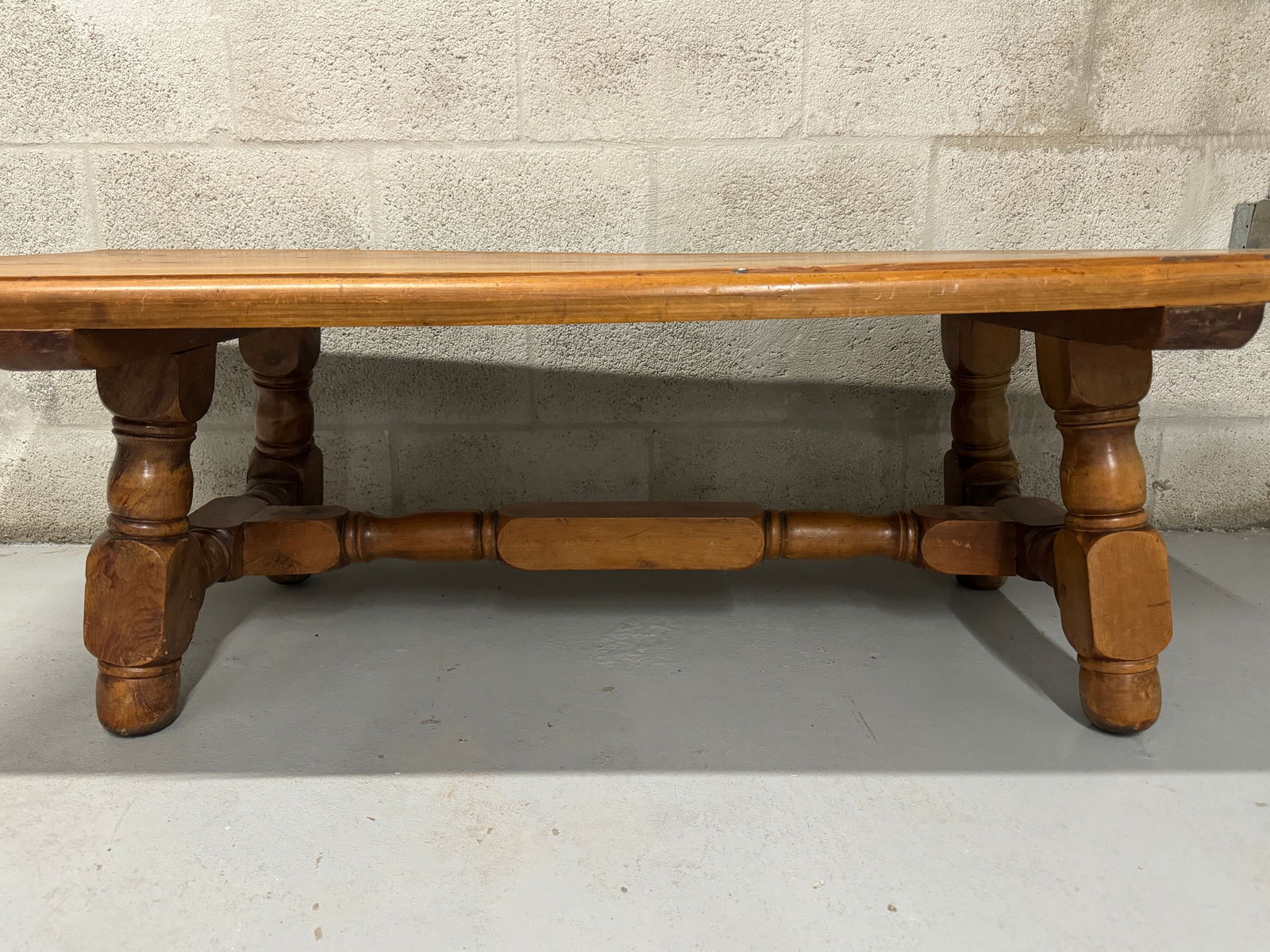 Vintage 1960s Rustic Coffee Table - 7