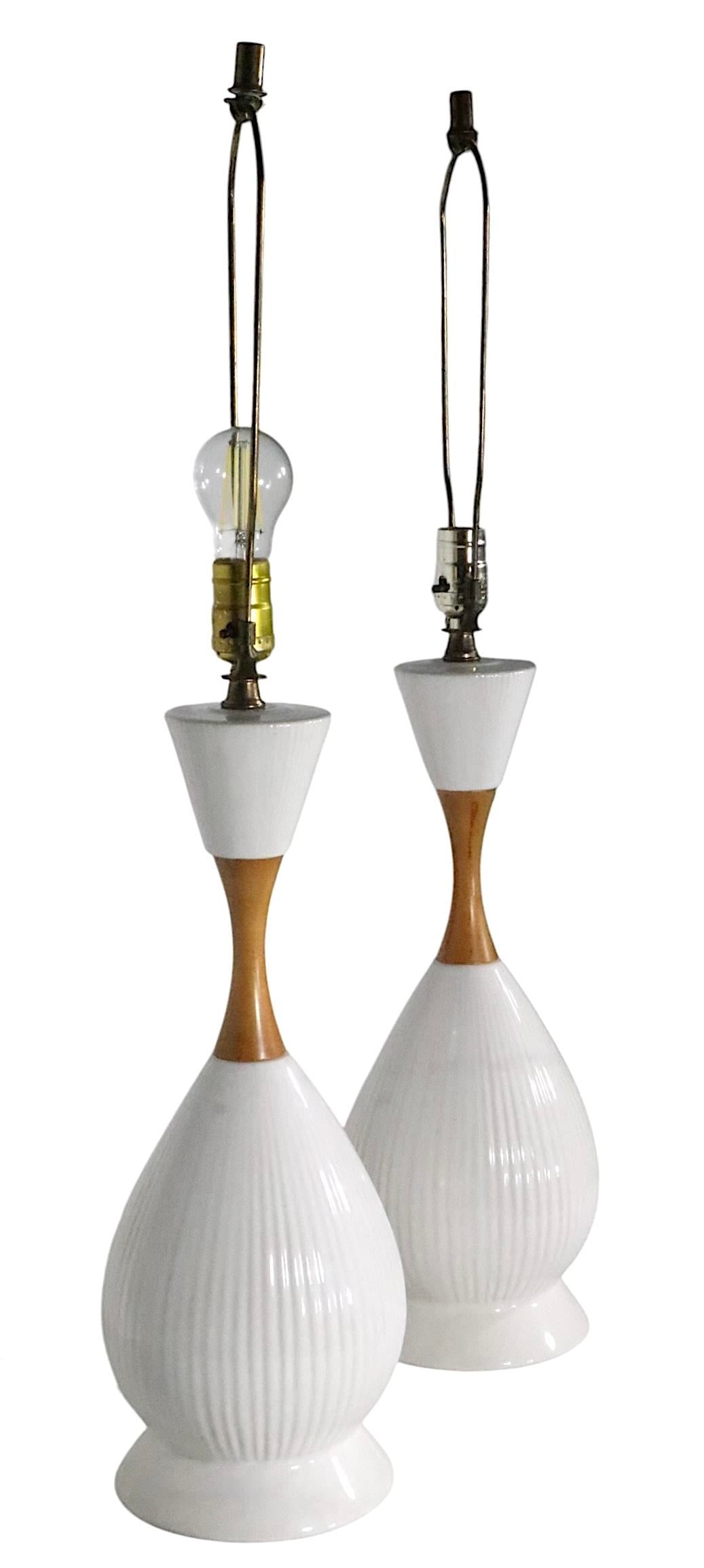 Pr. Mid Century Table Lamps - 2