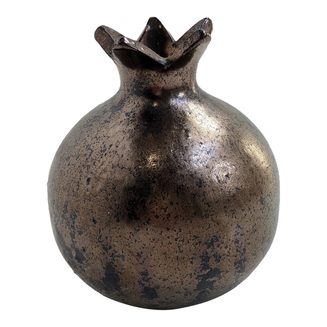 Handmade Ceramic Pomegranate Paperweight – 4" Tall: Handmade Ceramic Pomegranate Paperweight – 4" Tall Add a touch of natural beauty and artisan charm with this handmade ceramic pomegranate paperweight. Expertly crafted with earthy tones and