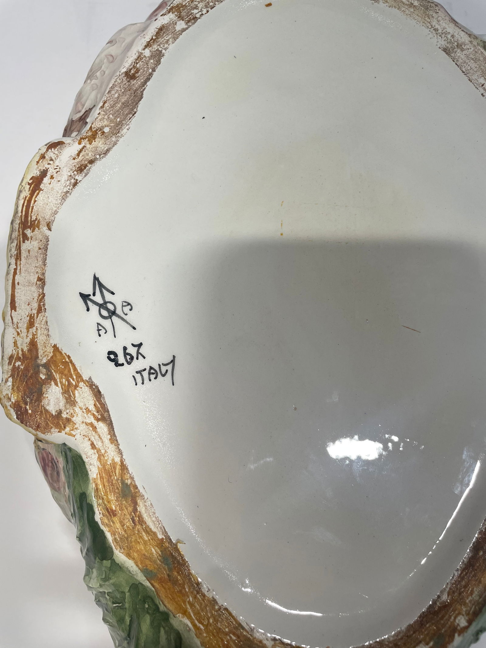 Vintage Large Hand-Painted Italian Ceramic Duck Tureen - 12