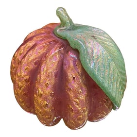 Murano Glass Pumpkin Circa 1960s
