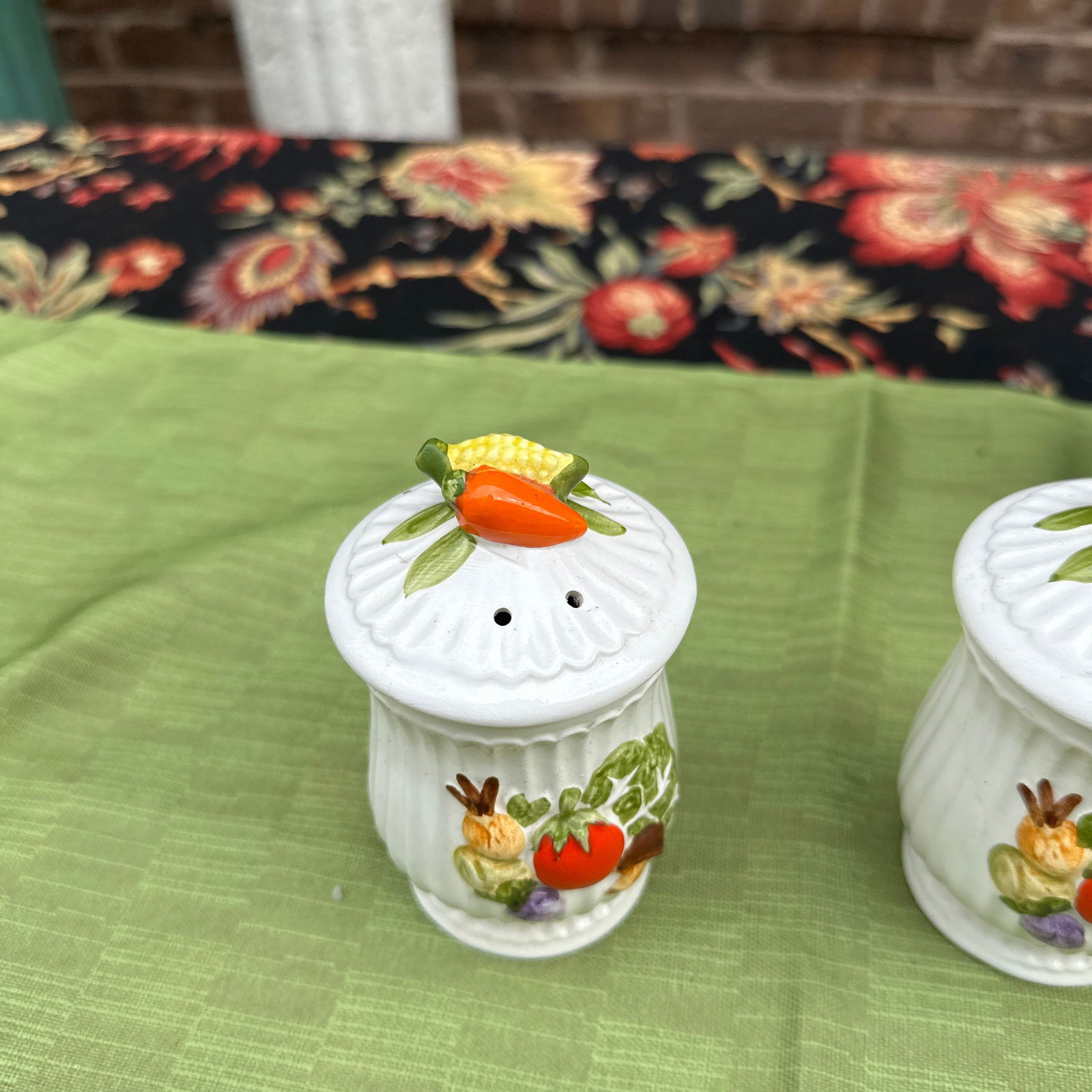 1970s Ceramic Vegetable Tea Set- 10 Pieces - 5