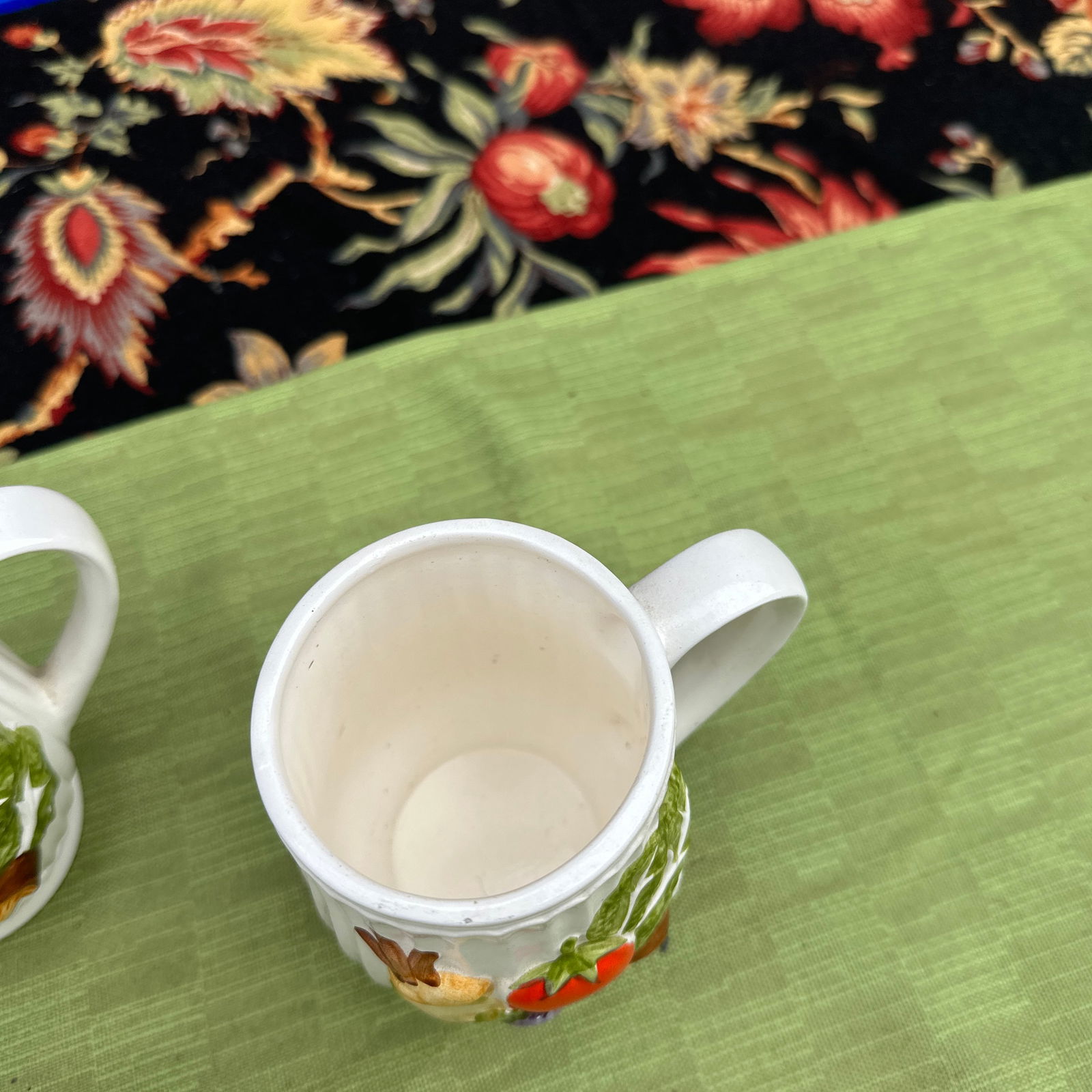 1970s Ceramic Vegetable Tea Set- 10 Pieces - 6
