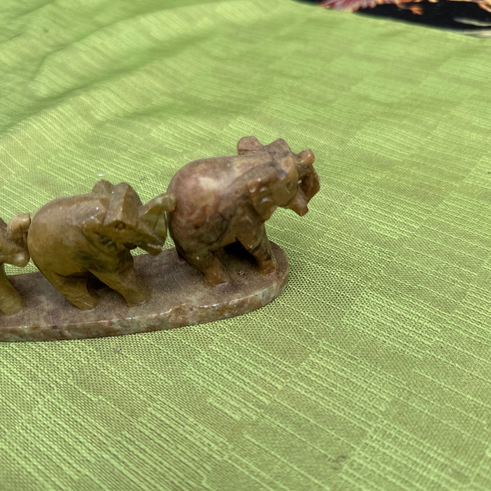 1970s Small Stone Elephant Sculpture - 6