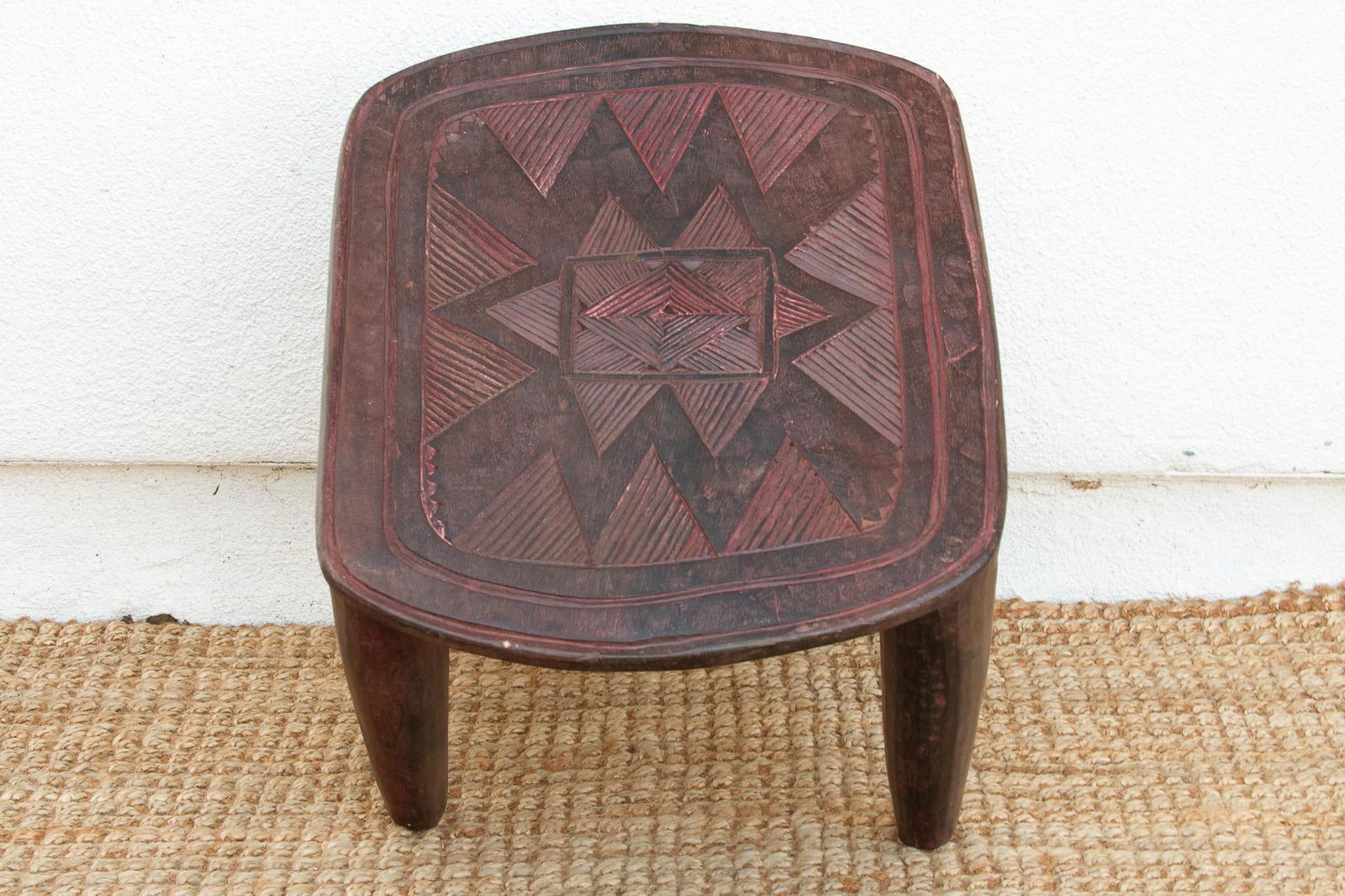 Large Carved African Zuma Table - 5