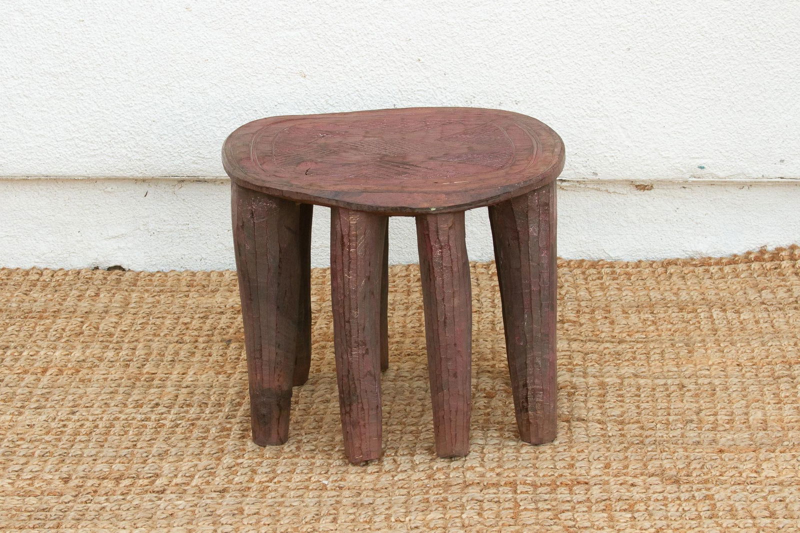 Carved African Spider Nupe Table - 6