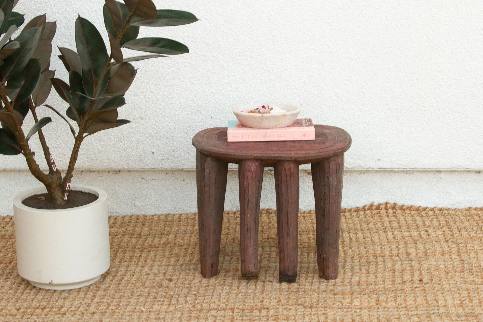 Carved African Spider Nupe Table - 8