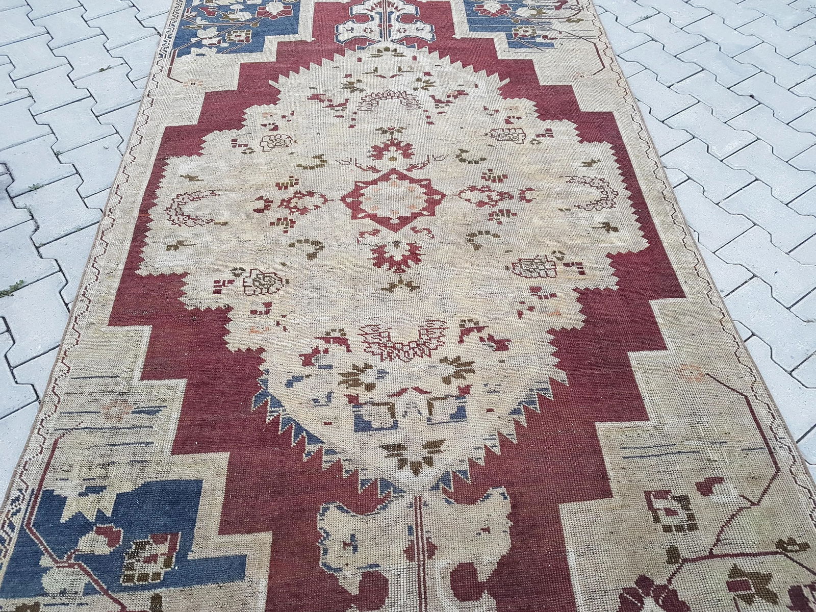 Vintage Central Anatolian 'Taspinar' Wool Turkish Area Rug 4'7" X 8'11" - 10