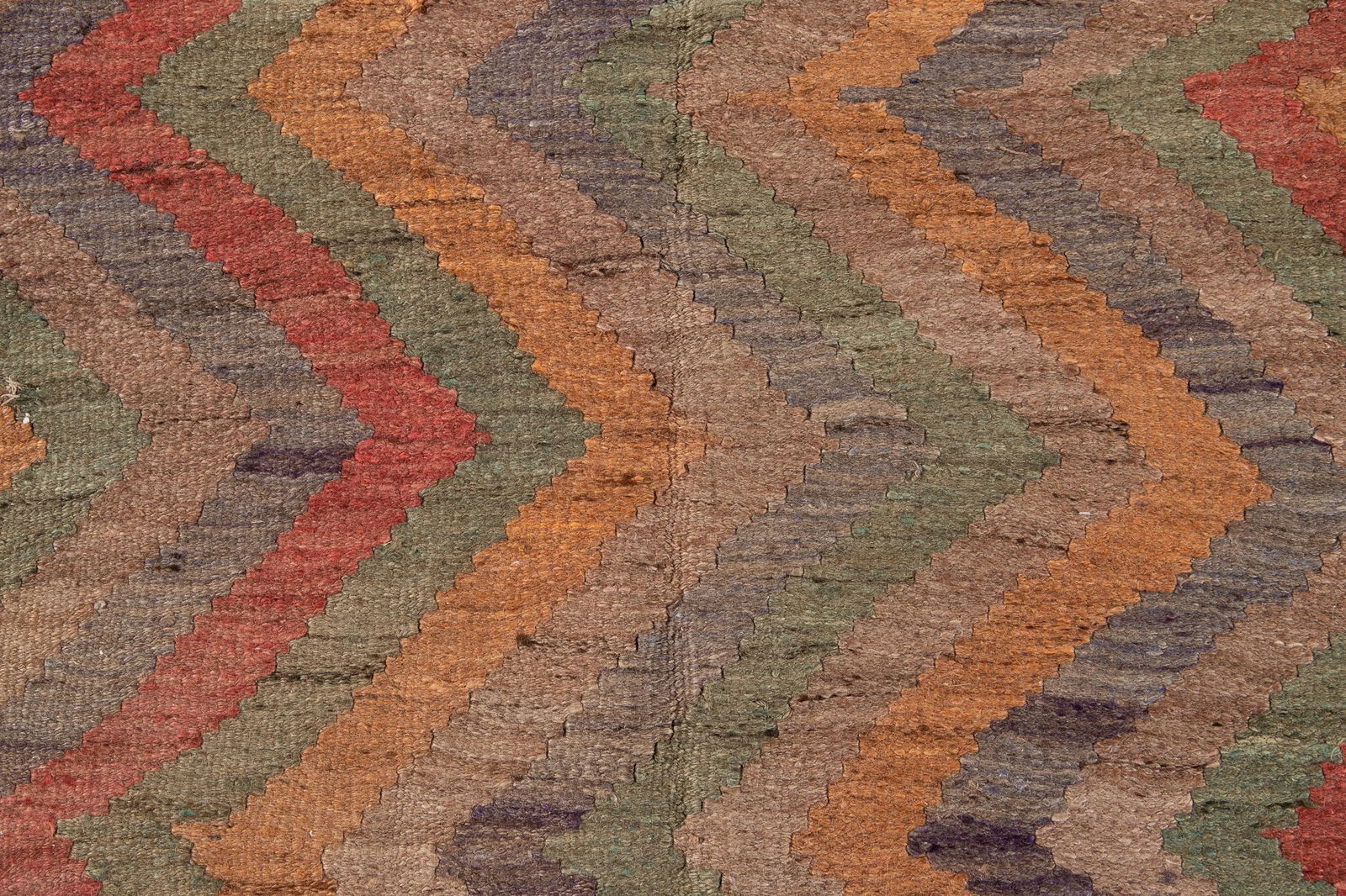 Mid-20th Century Vintage Kilim Runner Rug 4' 5" X 9' 4'' - 12