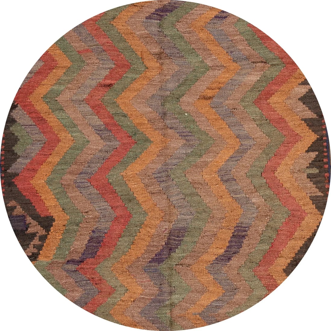 Mid-20th Century Vintage Kilim Runner Rug 4' 5" X 9' 4'' - 2