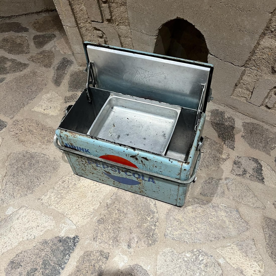 1950s Drink Pepsi Cola Ice Chest Cooler - 4