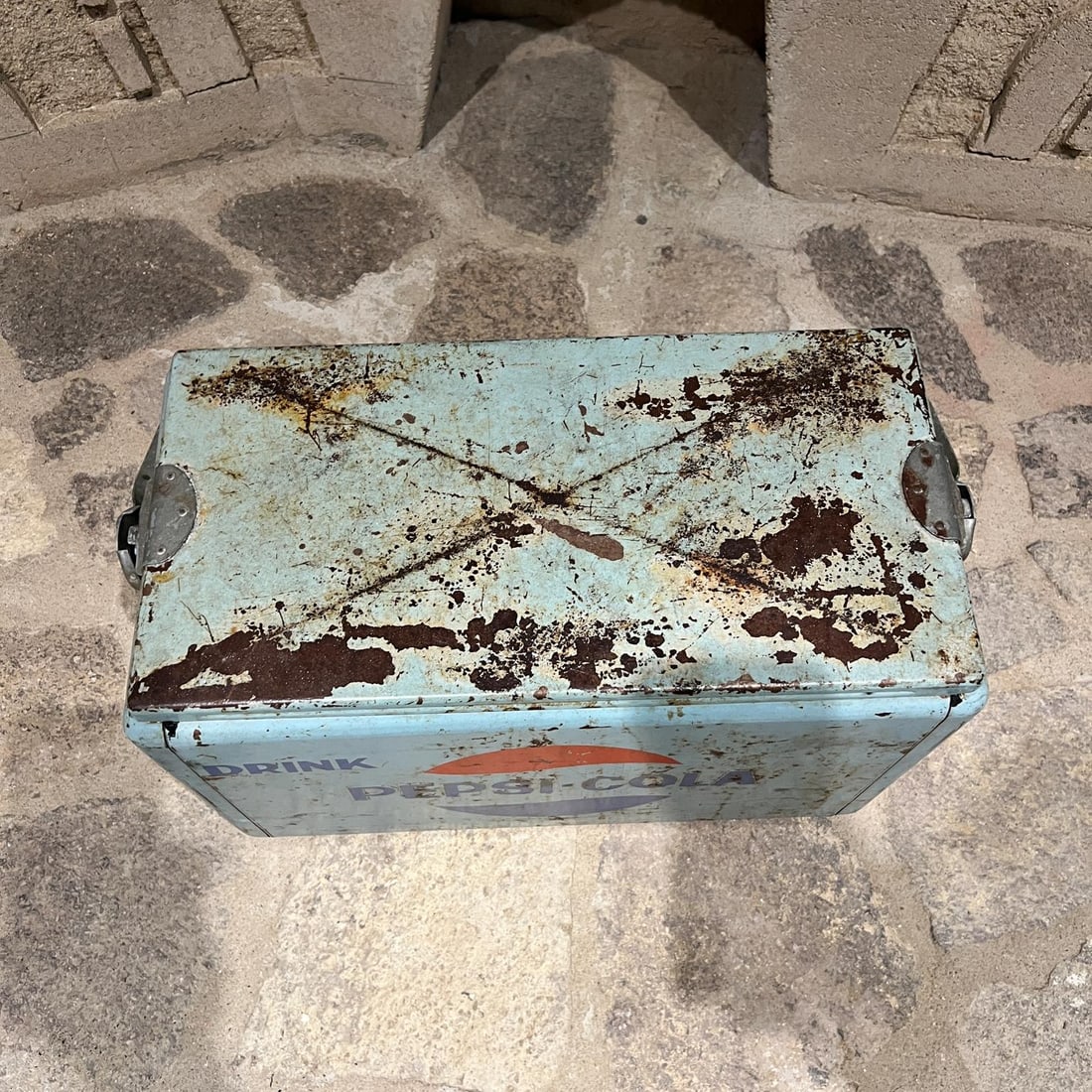 1950s Drink Pepsi Cola Ice Chest Cooler - 6