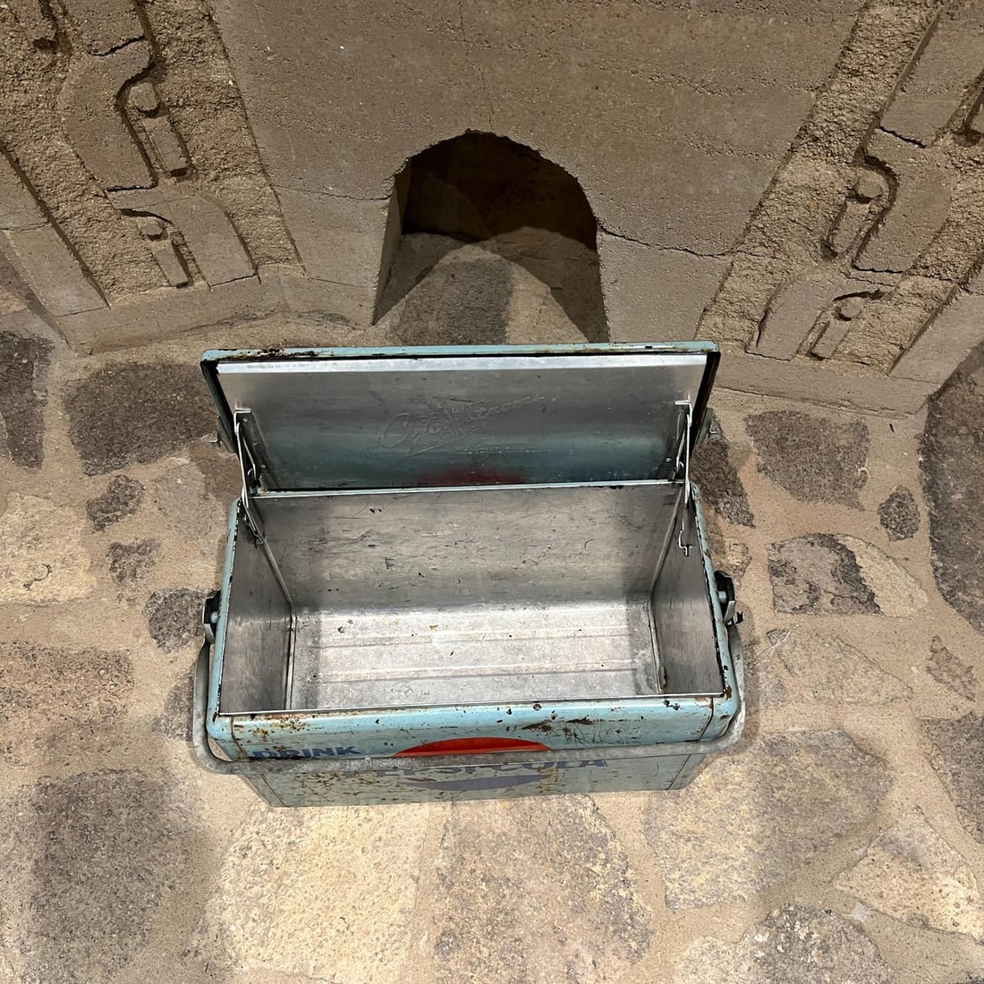1950s Drink Pepsi Cola Ice Chest Cooler - 7