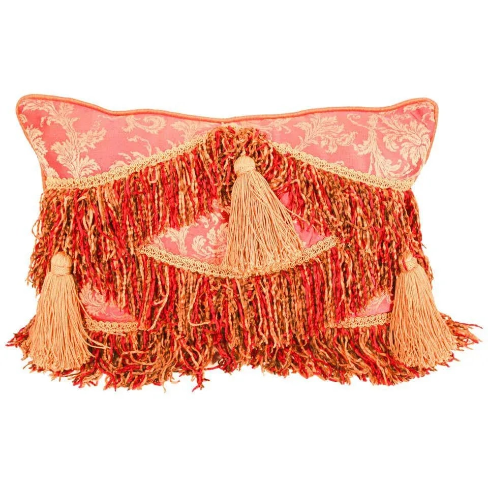 Middle Eastern Decorative Red Throw Pillow - 11