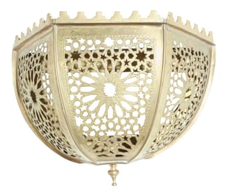 Brass Moroccan Art Wall Sconce Shade