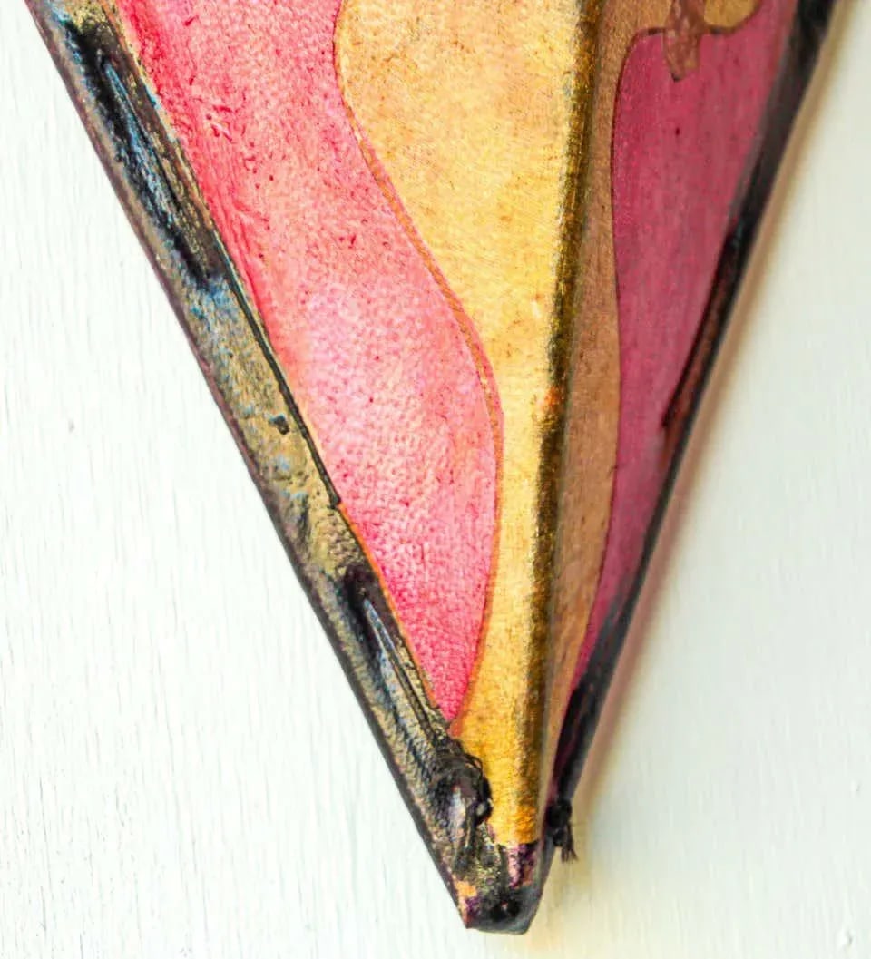 Parchment African Art Wall Sconce - 3