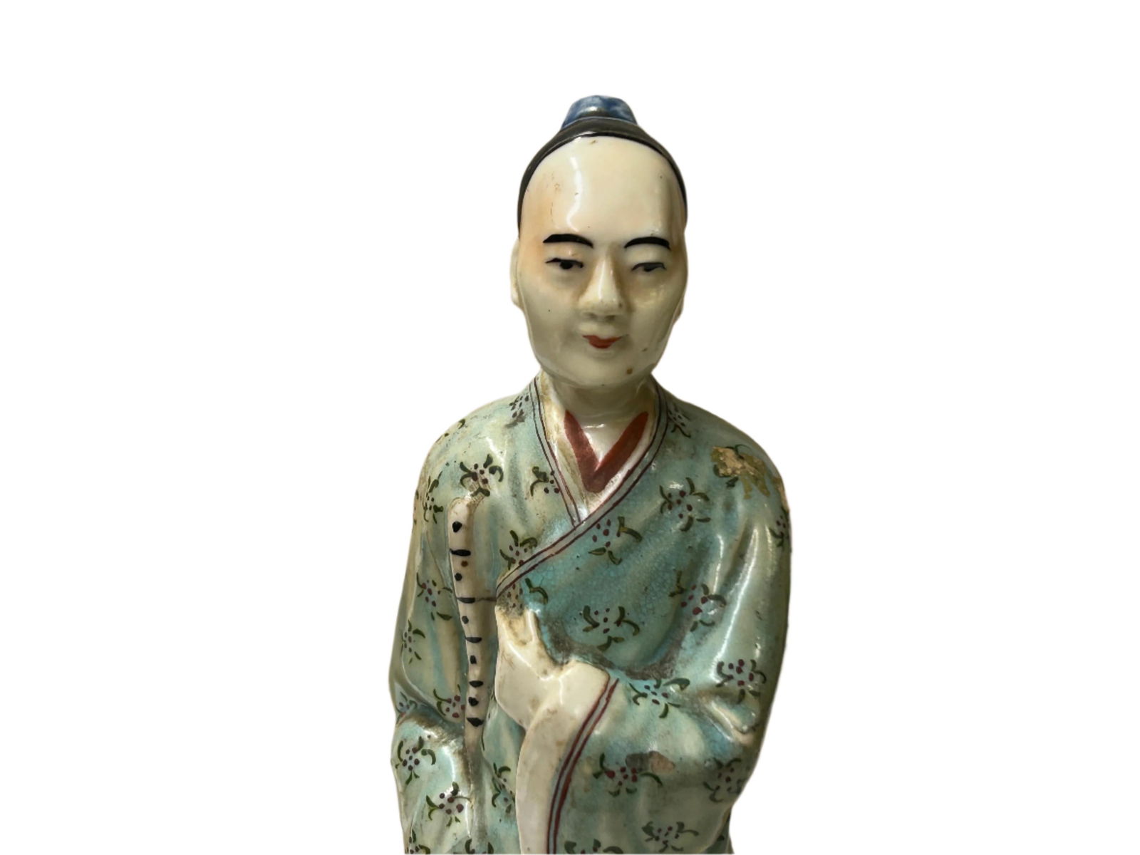 Vintage Oriental Ancient Style Dressing Ceramic Man Art Figurine Ws4419 - 10