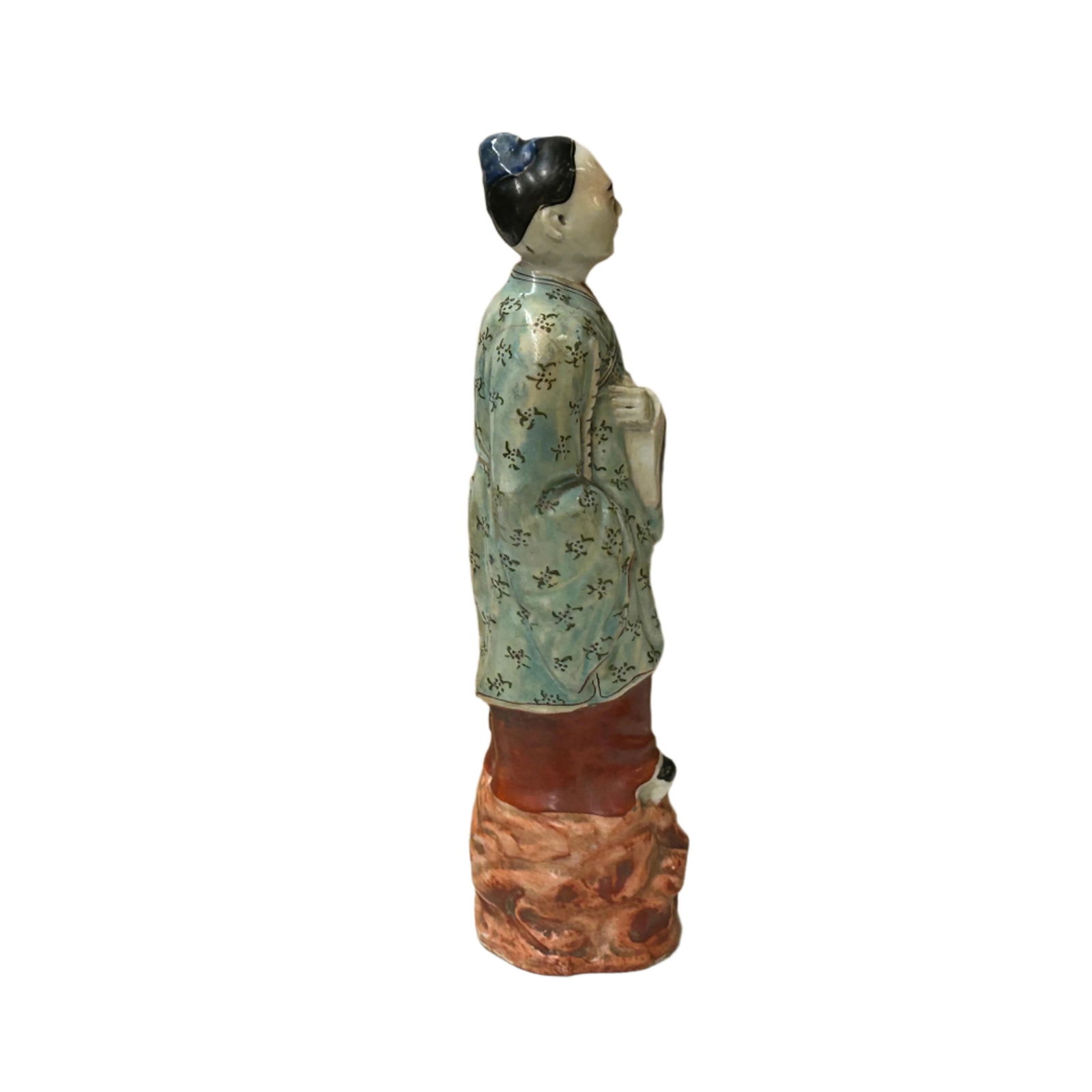 Vintage Oriental Ancient Style Dressing Ceramic Man Art Figurine Ws4419 - 4