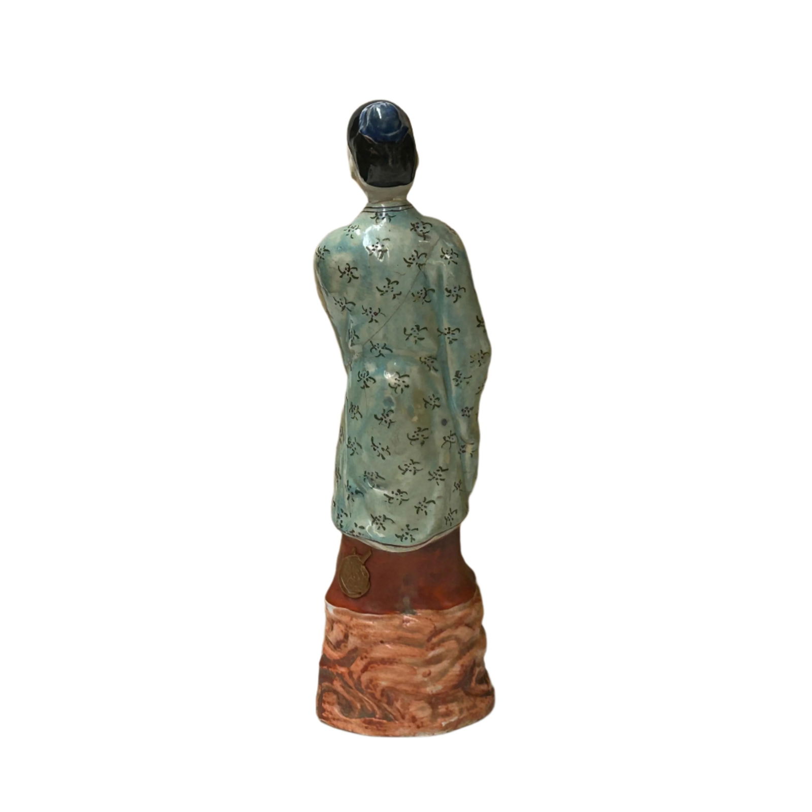 Vintage Oriental Ancient Style Dressing Ceramic Man Art Figurine Ws4419 - 5