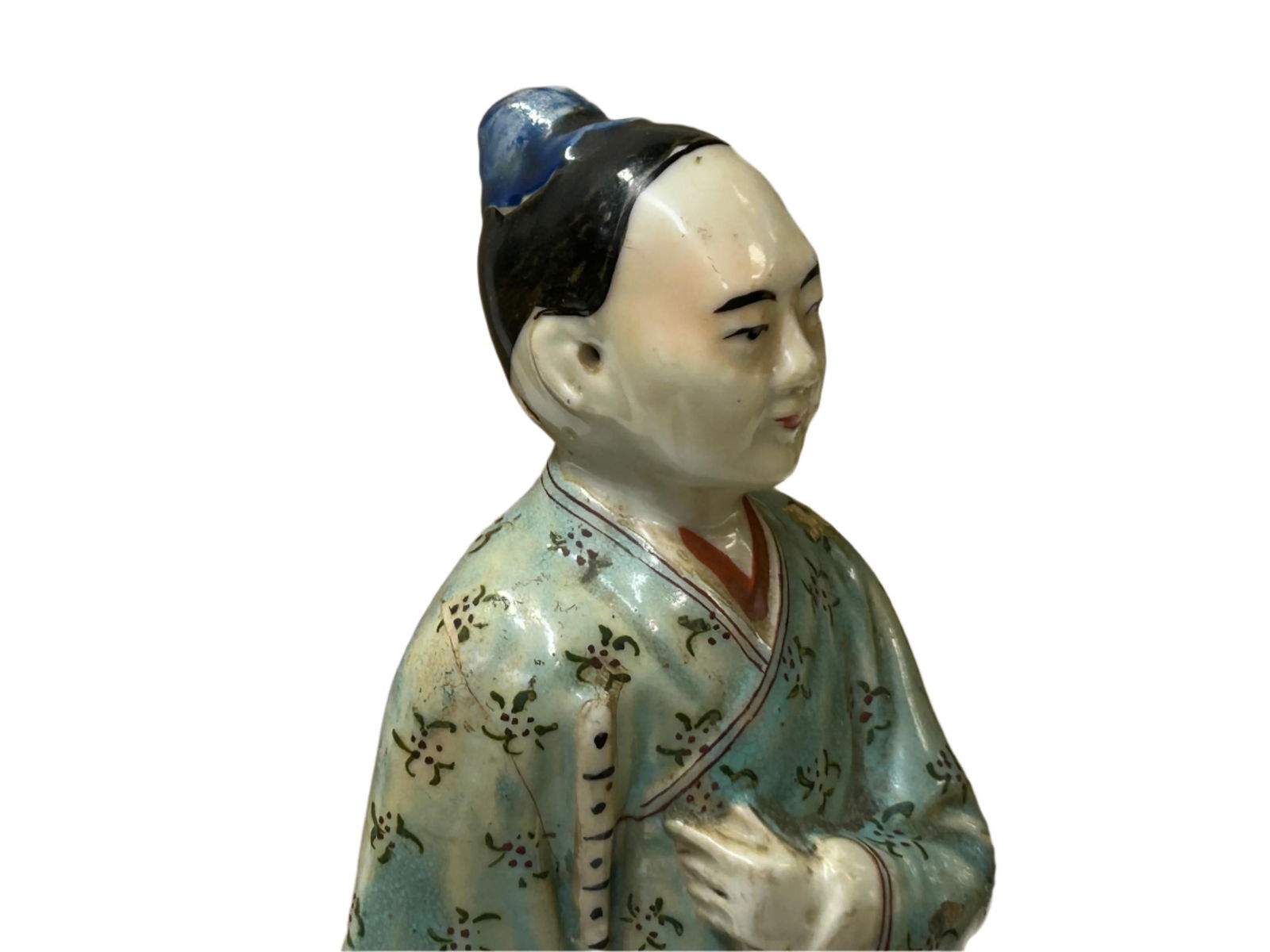 Vintage Oriental Ancient Style Dressing Ceramic Man Art Figurine Ws4419 - 9