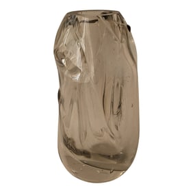 Signed Biomorphic Glass Vase by Michael Boylan – Sculptural Art Glass