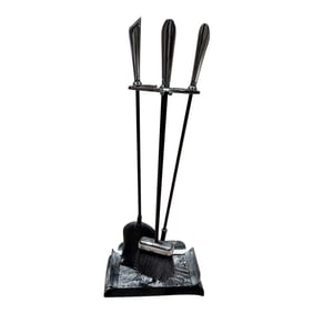 1960s Modernist Fireplace Tool Set