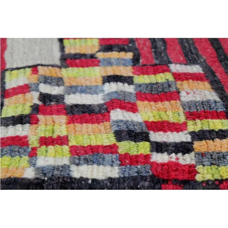 Handwoven Scandinavian Style Persian Kilim Area Rug - 3'5" × 7'5"³ - 5
