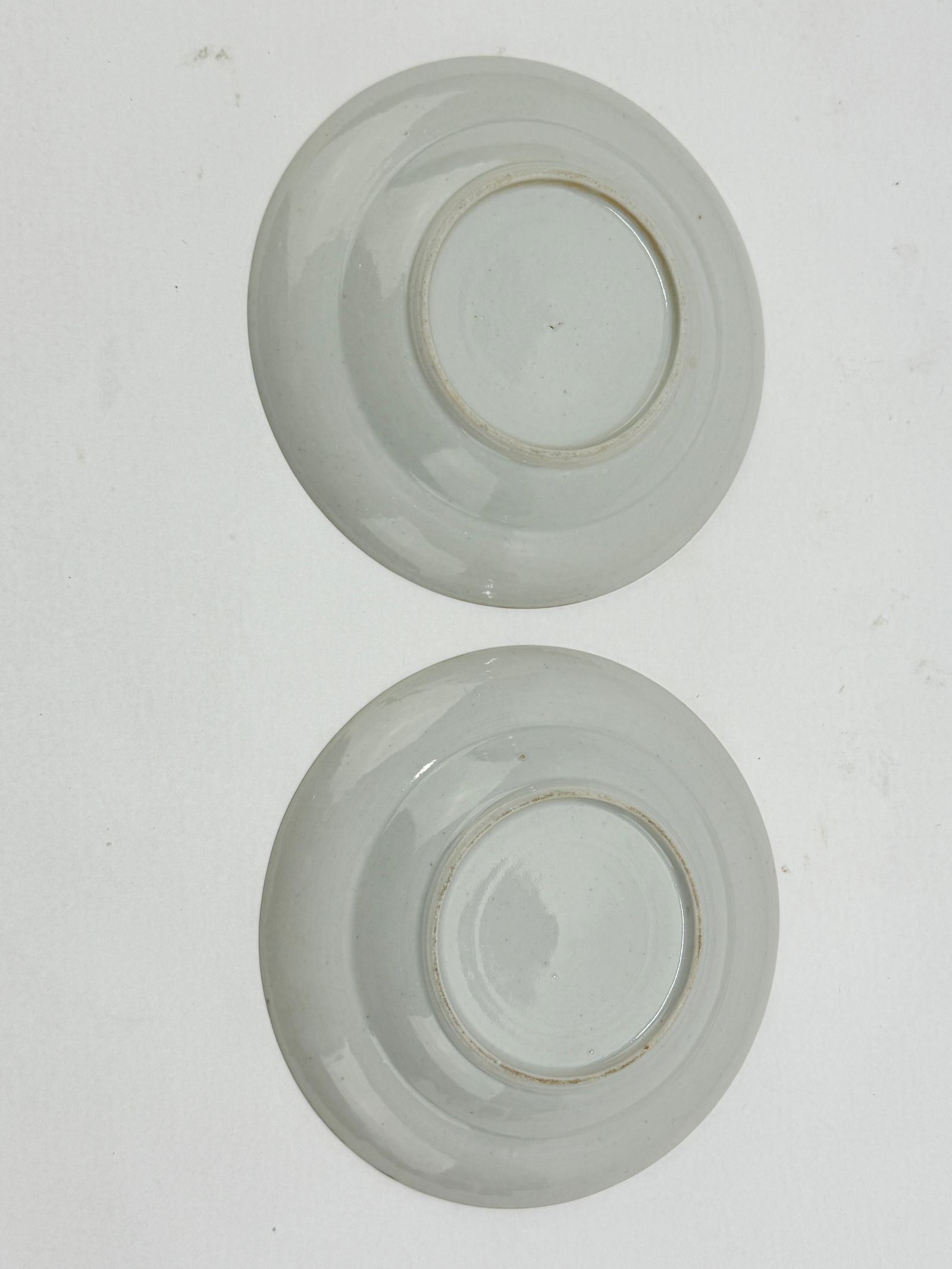 Pair, 19th Century Chinese Famille Rose Medallion Saucers - 7