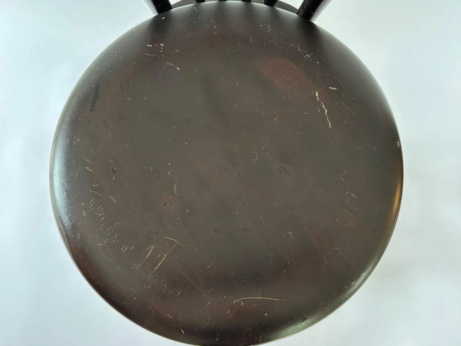 Antique Piano Stool With Backrest, Early 1990s - 6