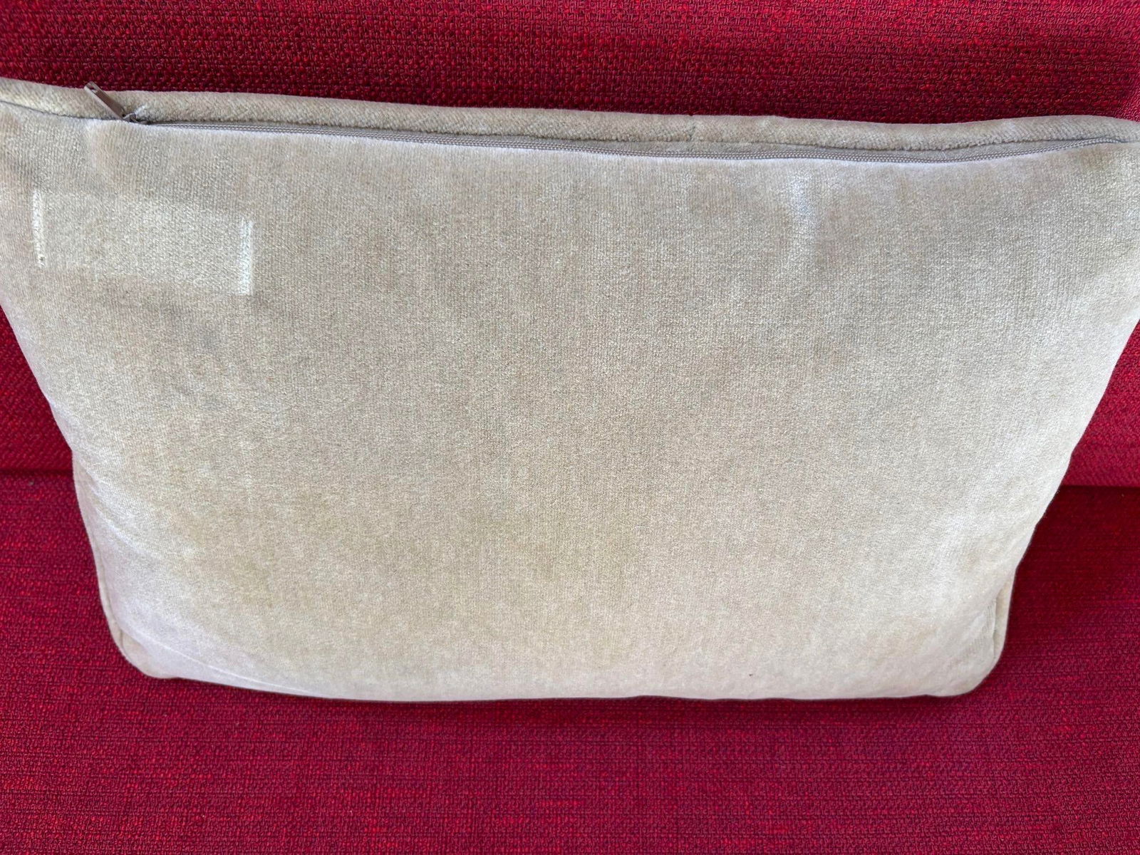 Antique Tabriz Persian Rug Pillow - 6