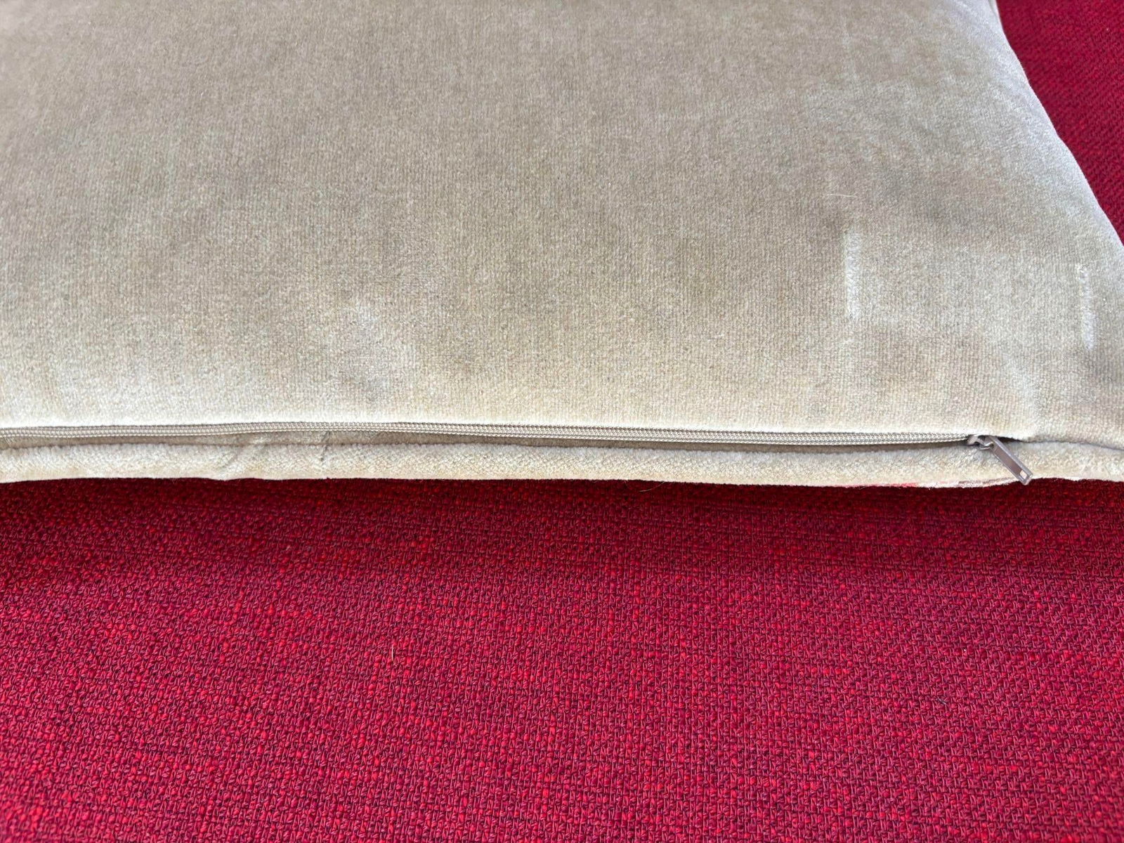 Antique Tabriz Persian Rug Pillow - 8