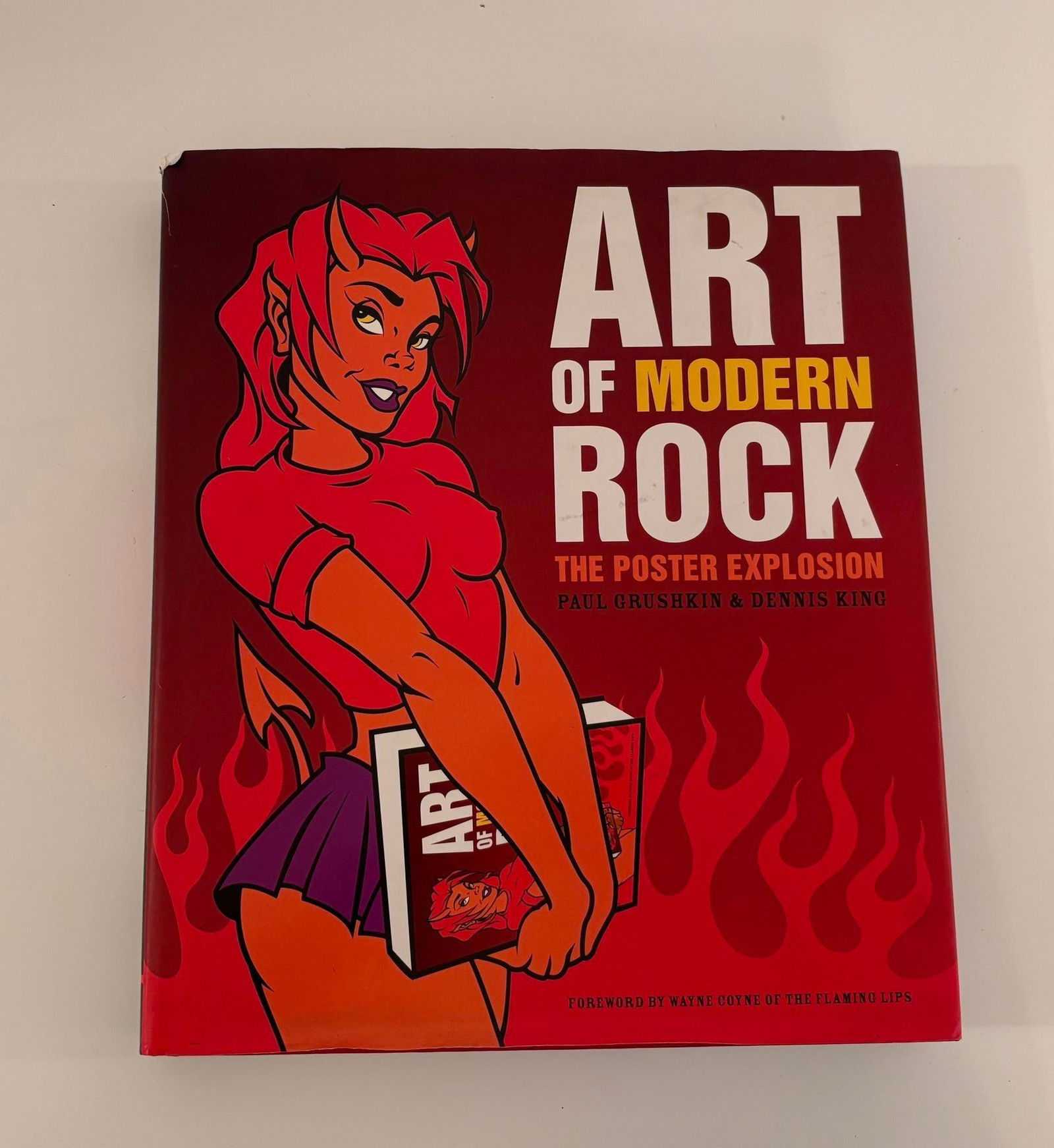 Art of Modern Rock the Poster Explosion Hardcover by Paul Grushkin & Dennis King - 2