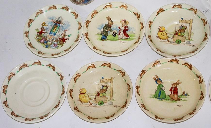 Royal Doulton Bunnykins Collection - 30 Cups & Saucers - 7