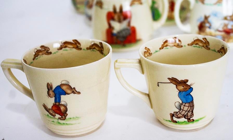 Royal Doulton Bunnykins Collection - 30 Cups & Saucers - 9