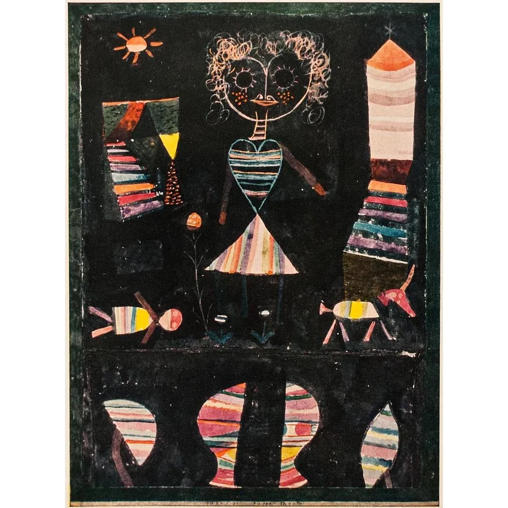 1955 After Paul Klee "Puppet Show", First Edition Lithograph - 2